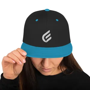 1:Cor White | Embroidered Snapback Hat