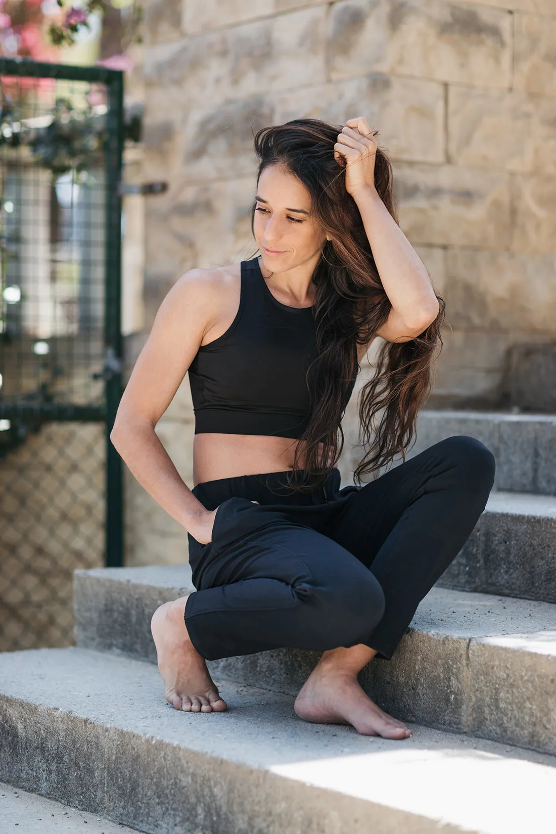 7/8 On The Fly Casual Jogger Pants