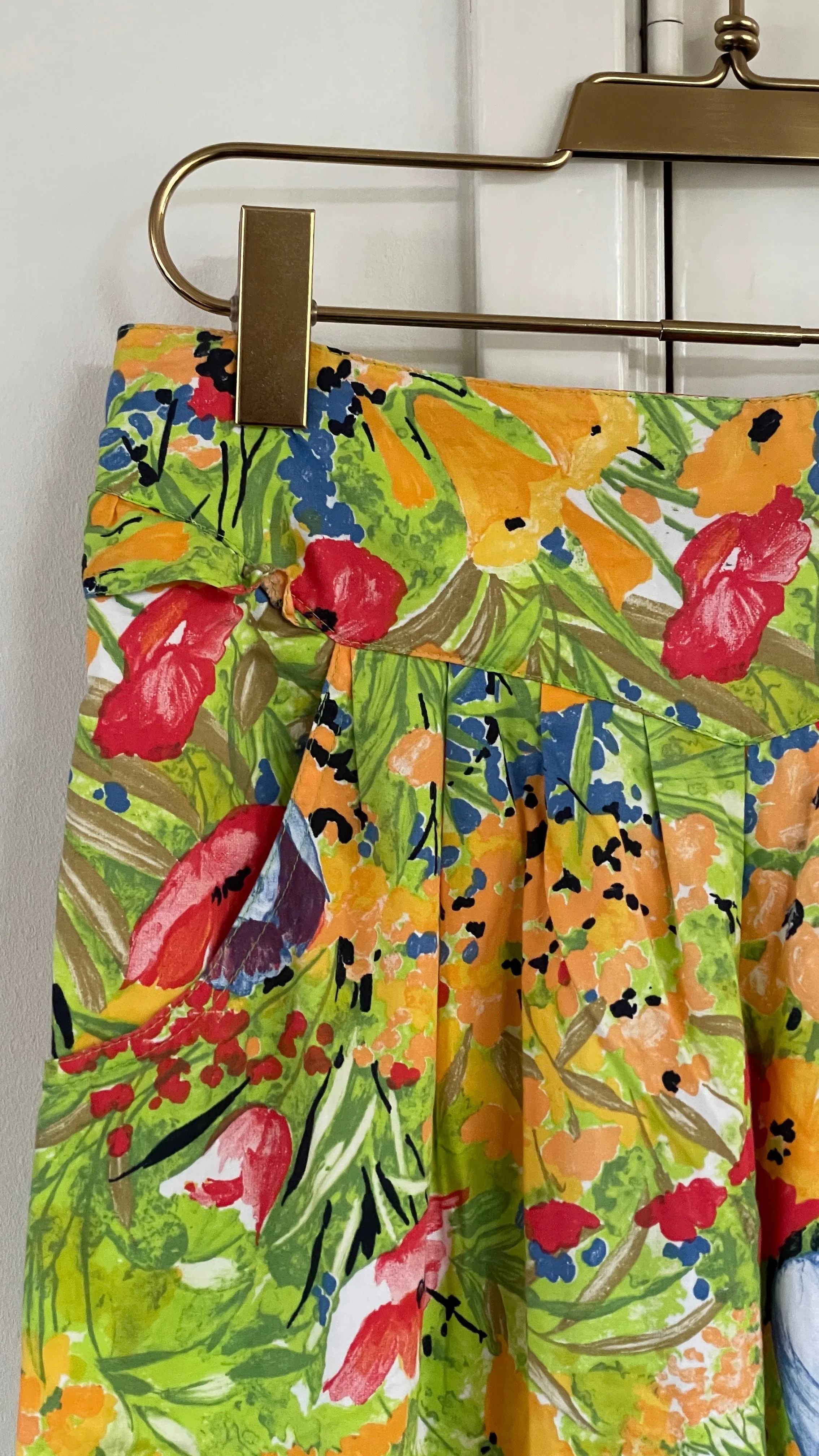 90s floral pants