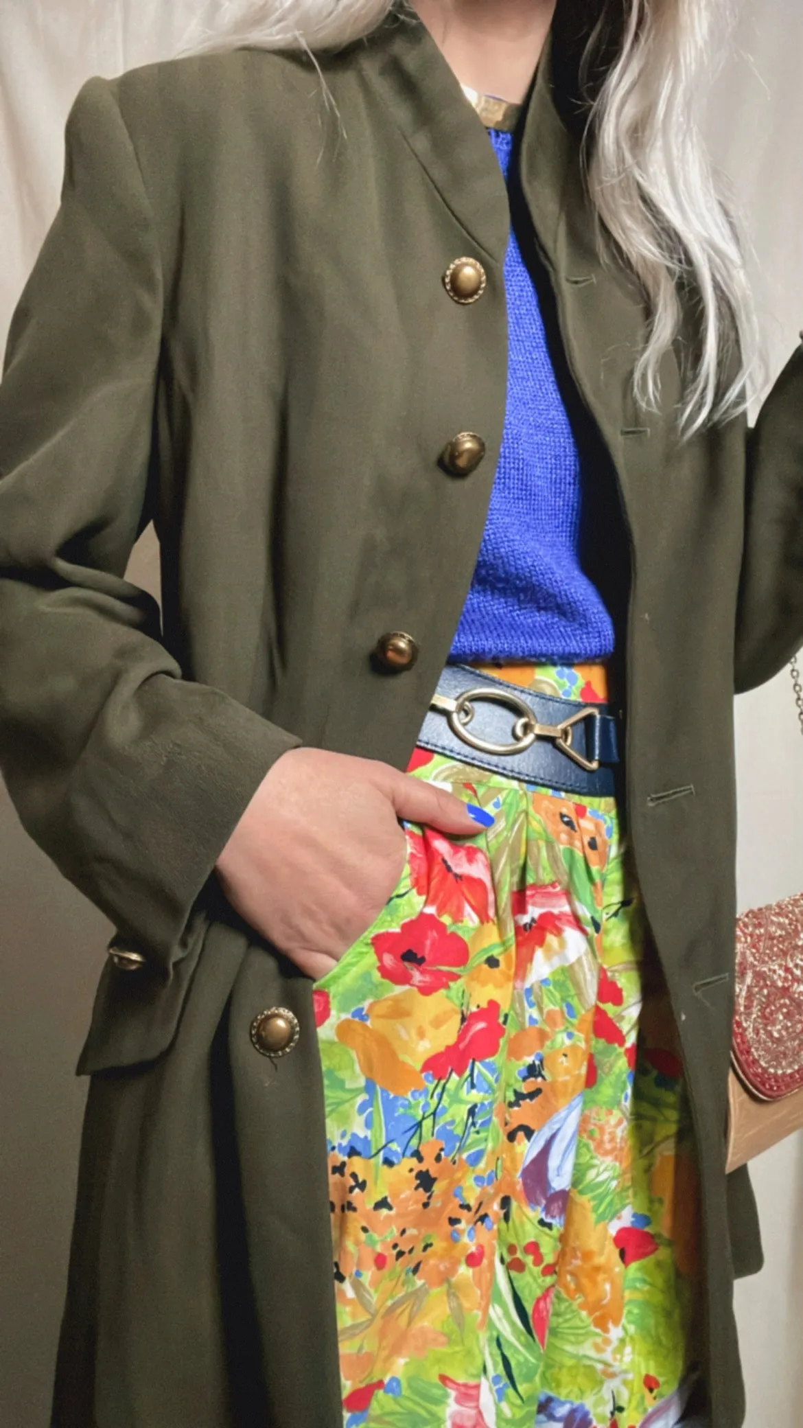 90s floral pants