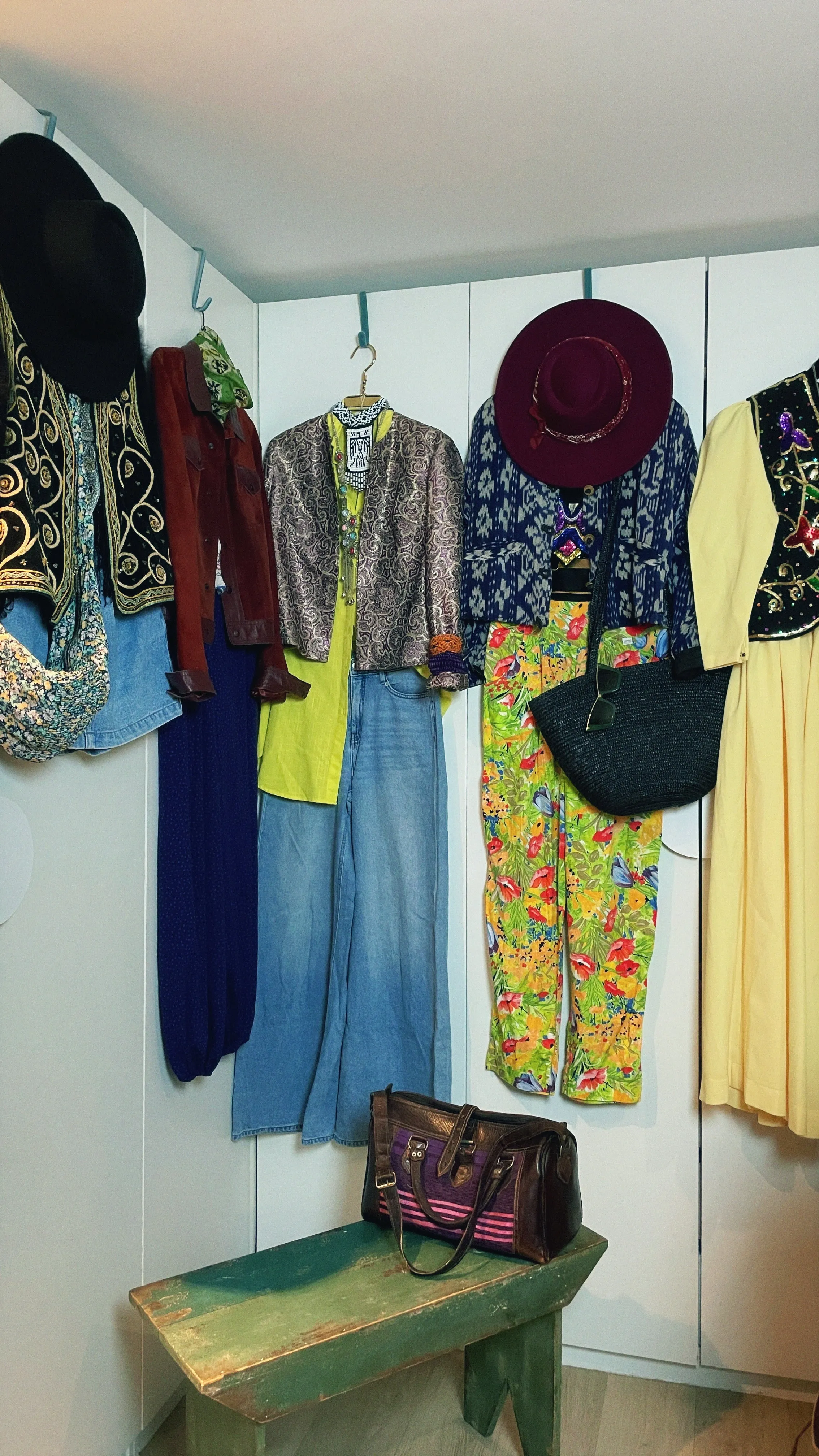 90s floral pants