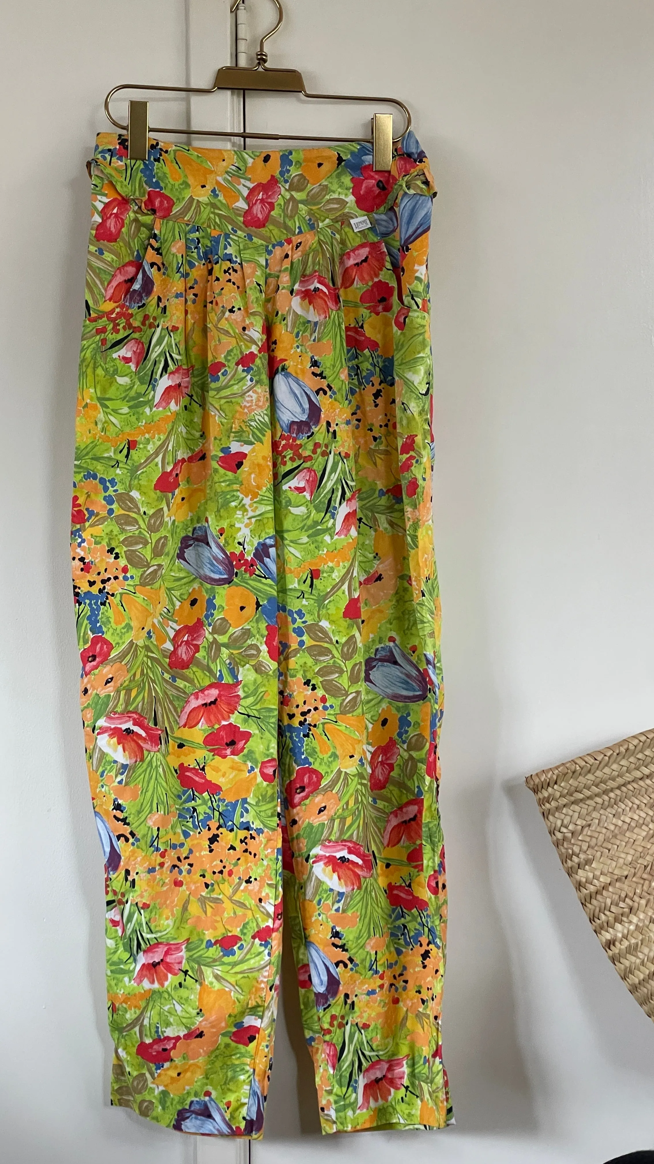 90s floral pants