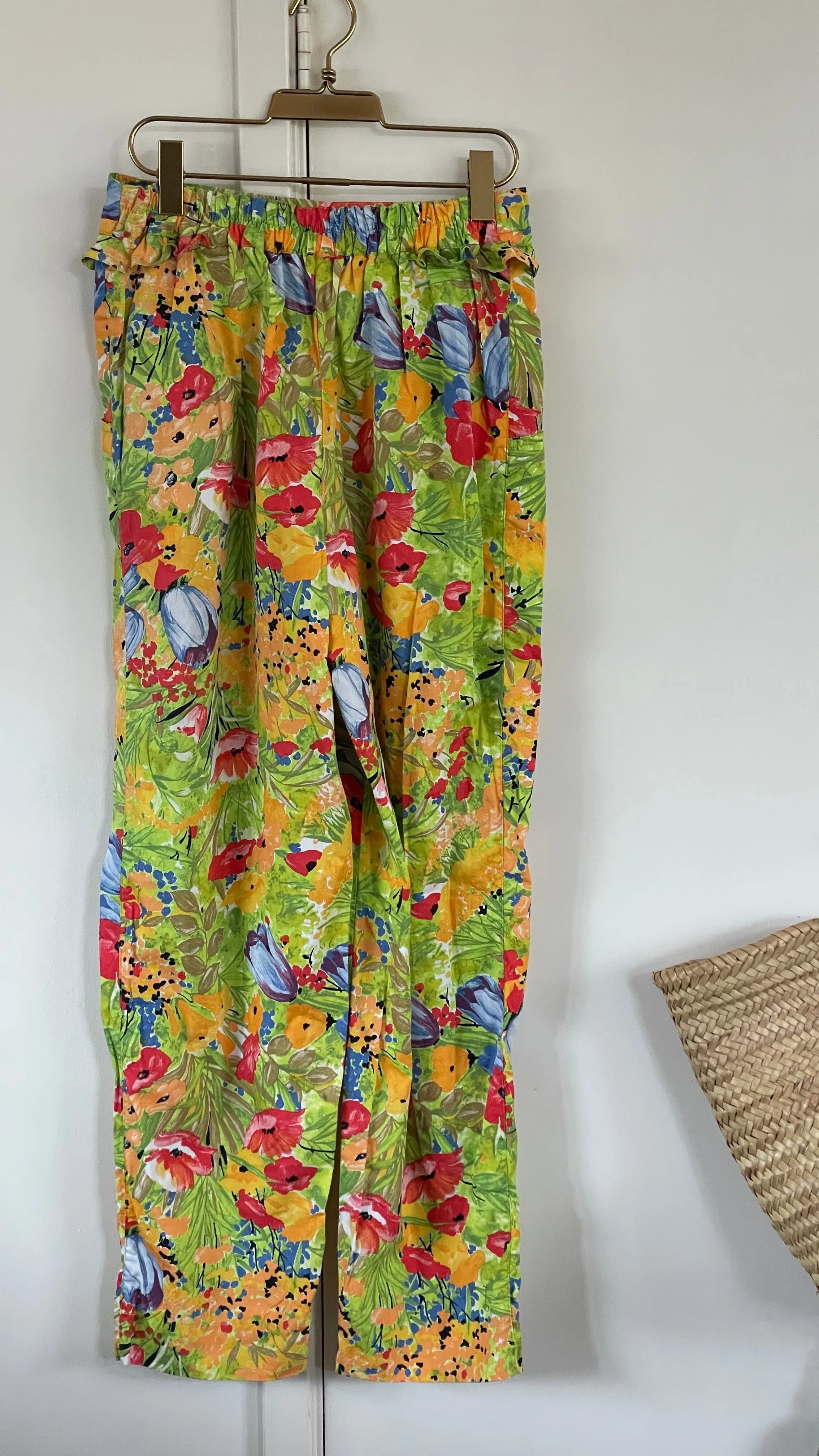 90s floral pants