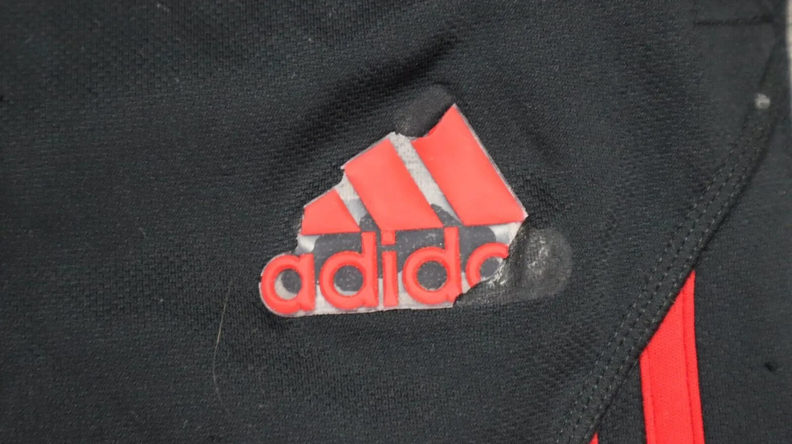 Adidas Men's 3 Striped Activewear Sports Logo Track Pants High Rise Black Size S