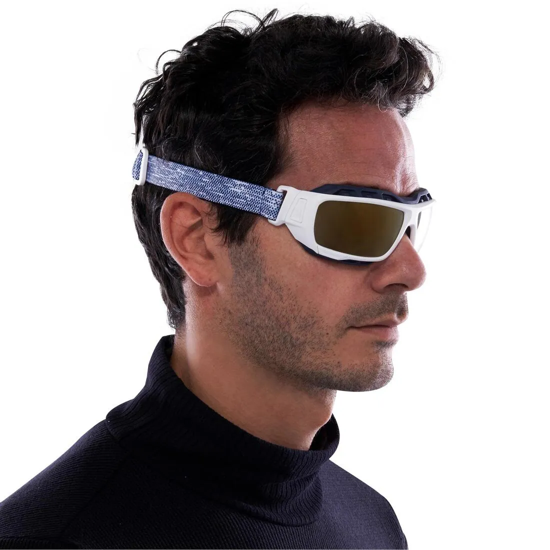 Adult MH910 hiking goggles Cat 4  2 interchangeable lenses – Black/Blue
