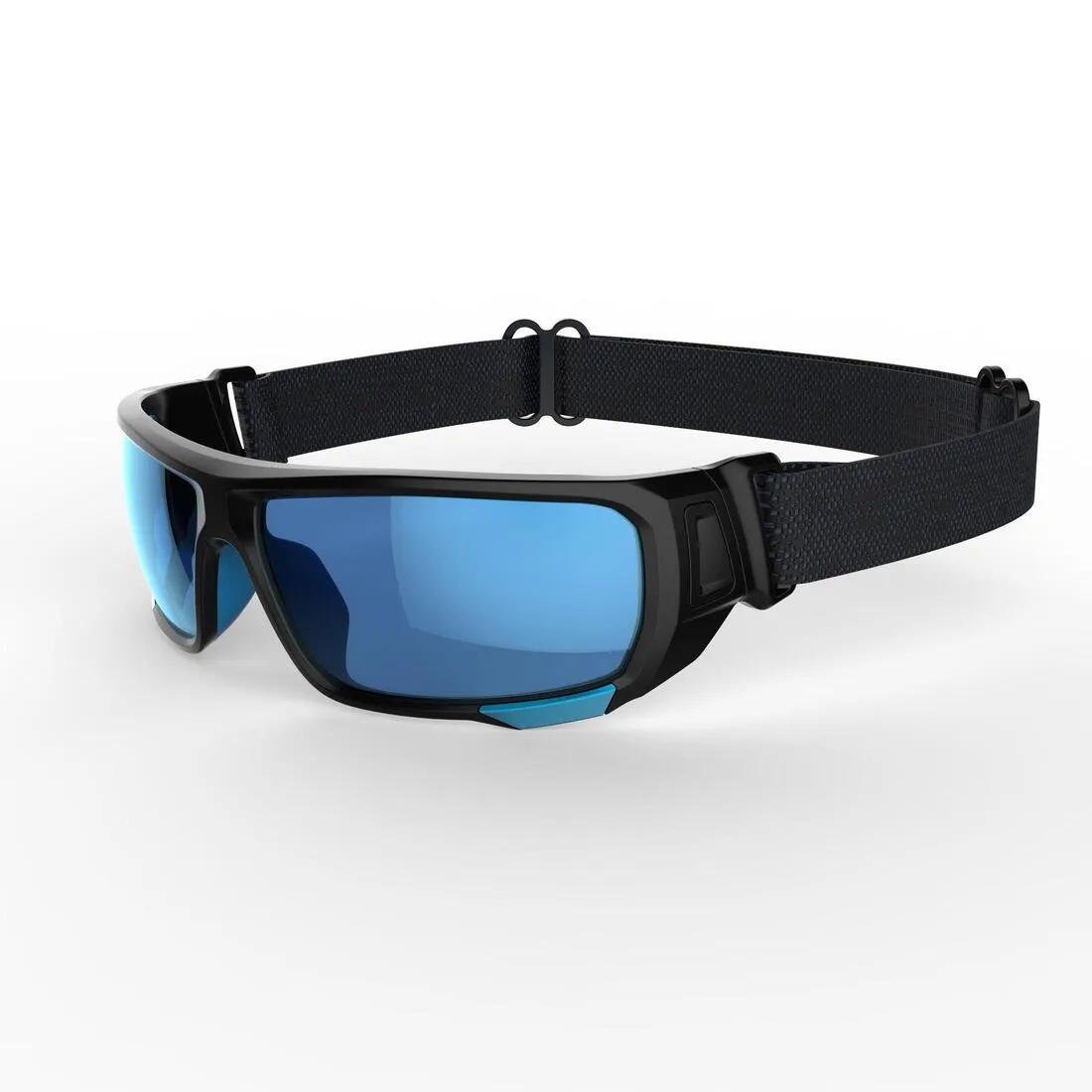Adult MH910 hiking goggles Cat 4  2 interchangeable lenses – Black/Blue