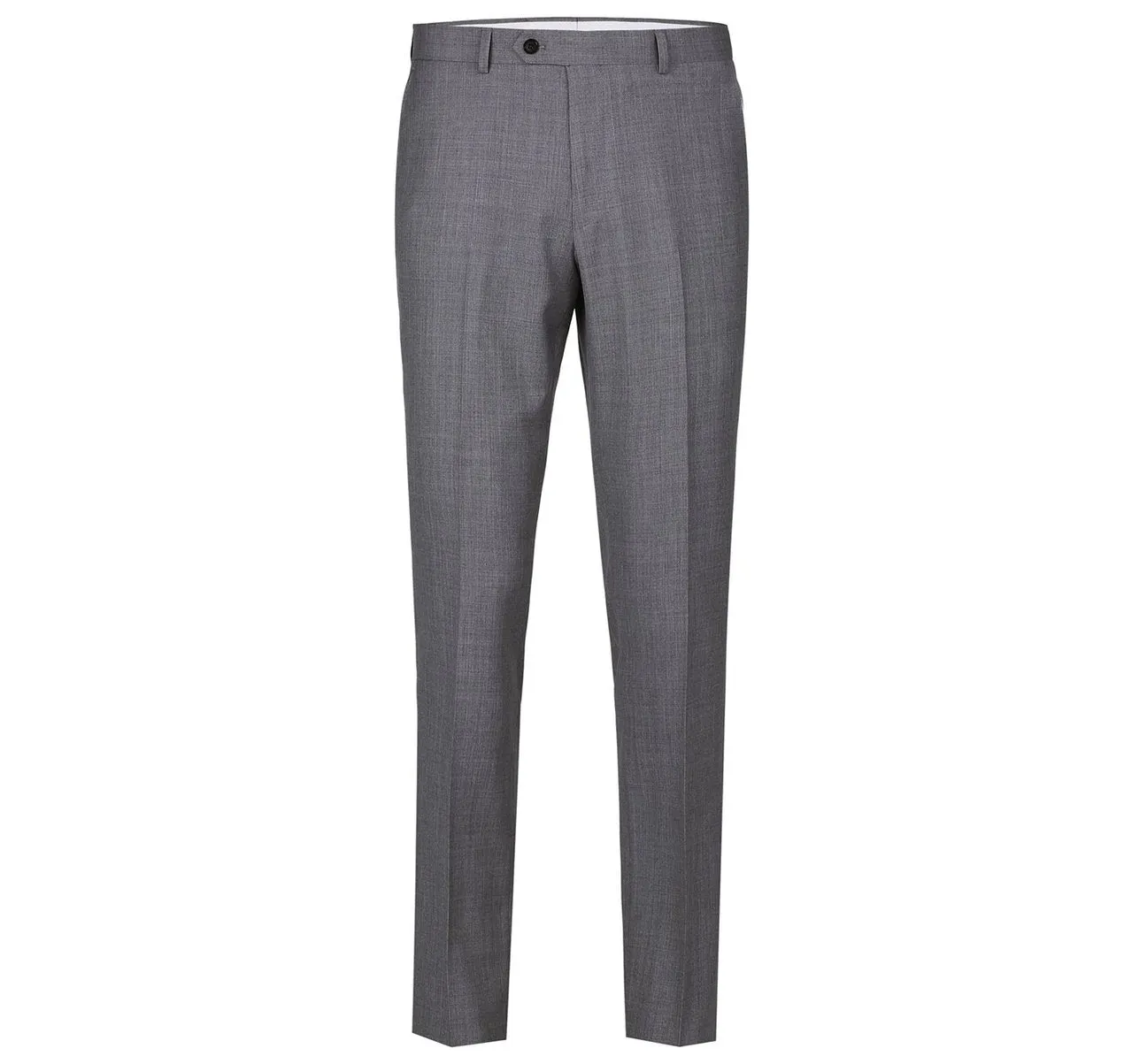 Alessandro Vitello by Renoir Dark Grey Regular Fit Flat Front Wool Suit Pant 508-3