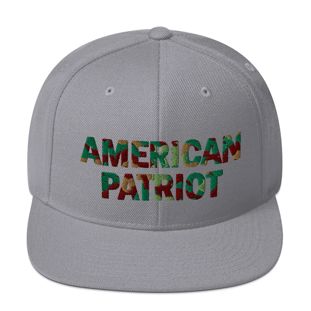 American Patriot (Camo) Snapback Hat