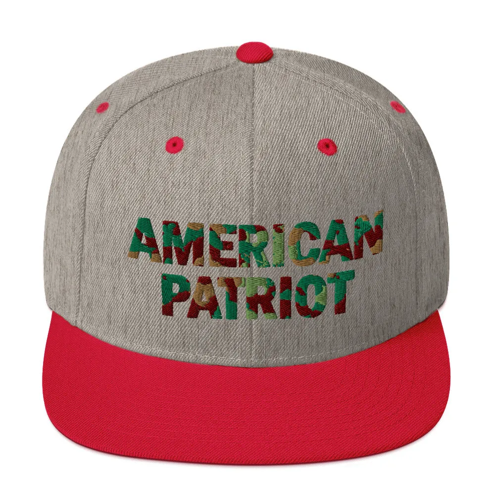 American Patriot (Camo) Snapback Hat