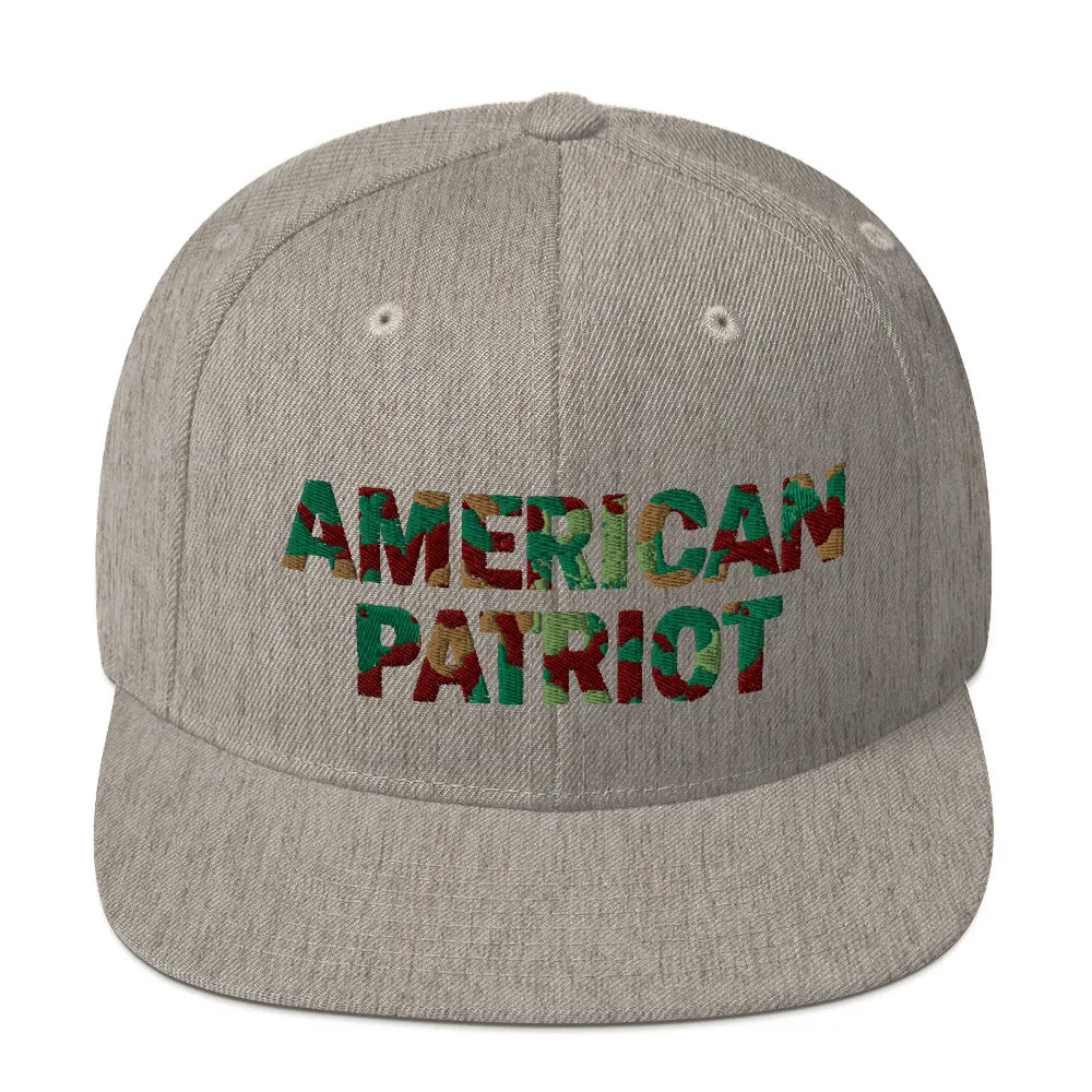 American Patriot (Camo) Snapback Hat