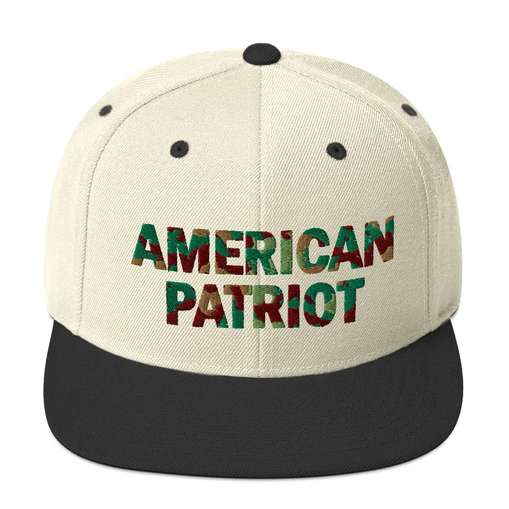 American Patriot (Camo) Snapback Hat