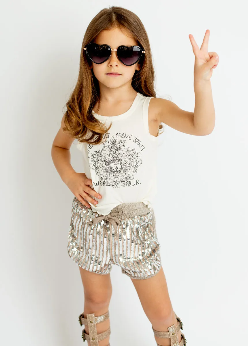 Angelica Short in Silver