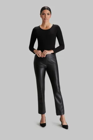 Annie Pull On Pant - Faux Leather