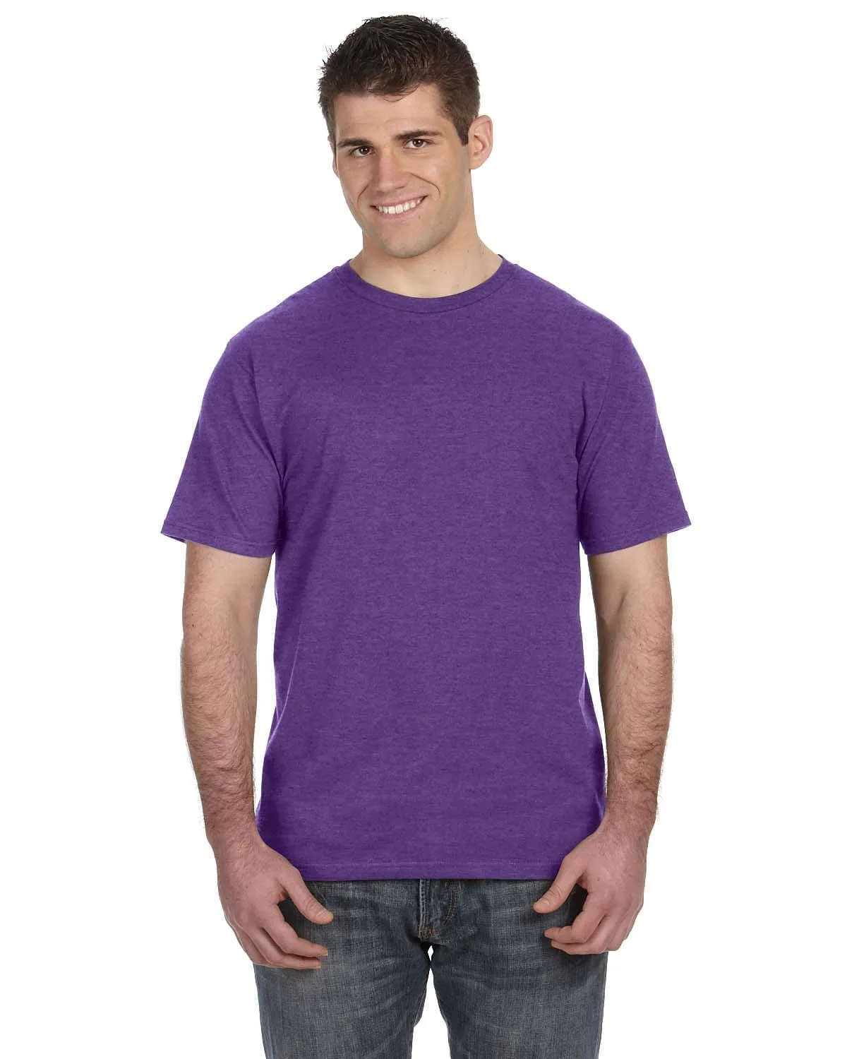 Anvil Fashion Fit T-Shirt | Heather Purple