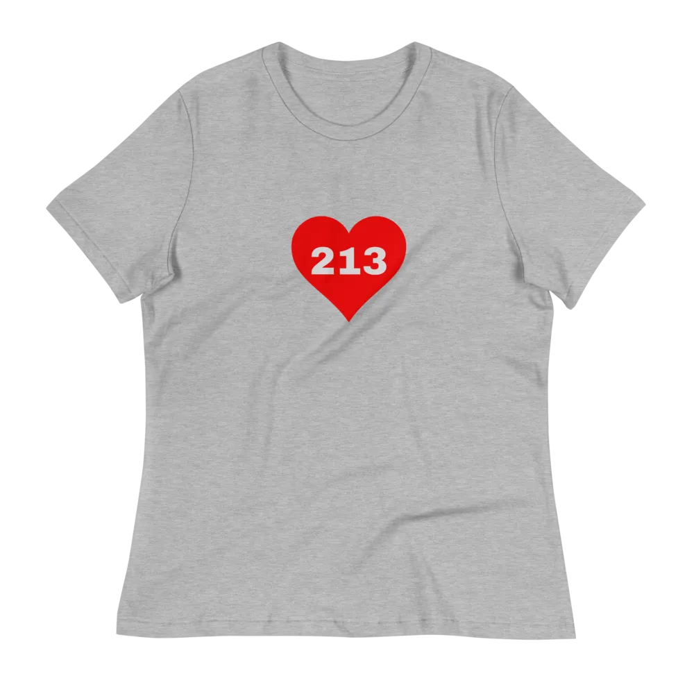 AREA CODE 213 Women's Relaxed T-Shirt