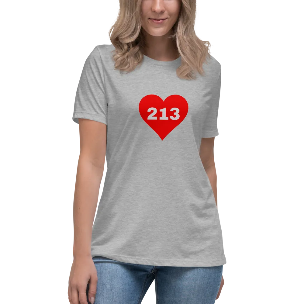 AREA CODE 213 Women's Relaxed T-Shirt