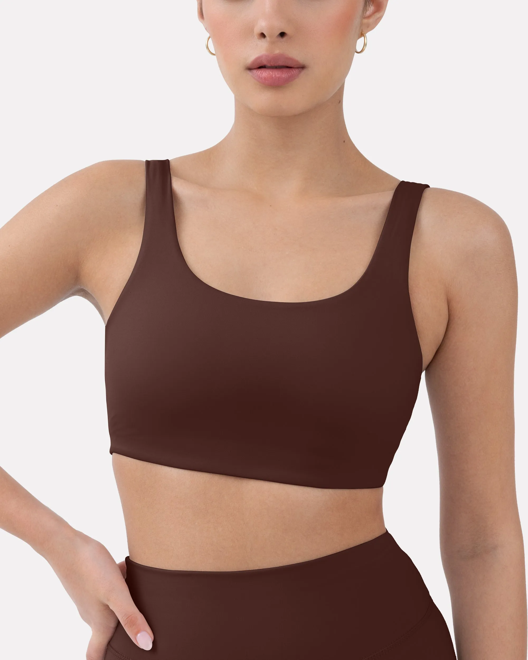 Athleisure Scoop High-Support Sports Bra