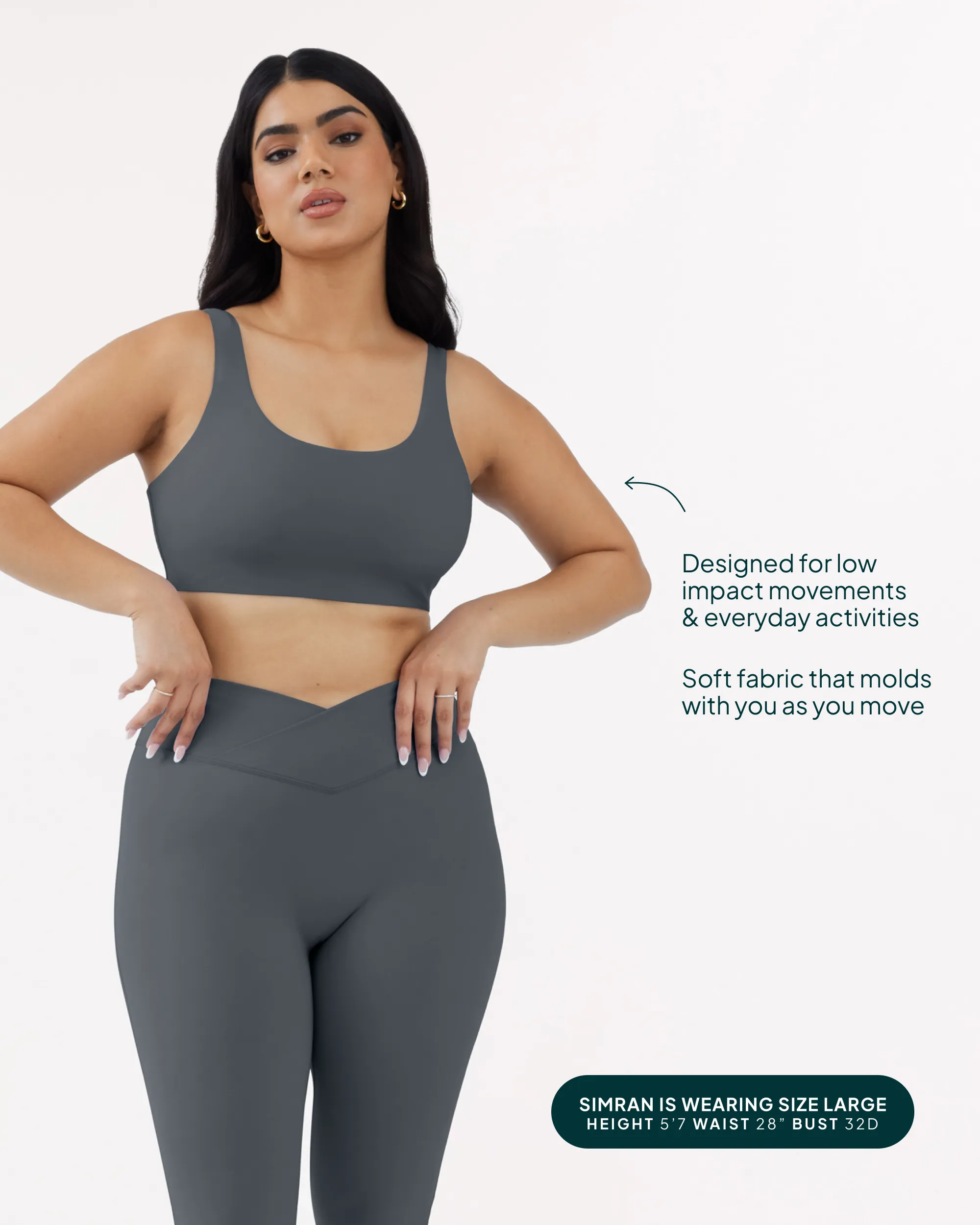 Athleisure Scoop High-Support Sports Bra