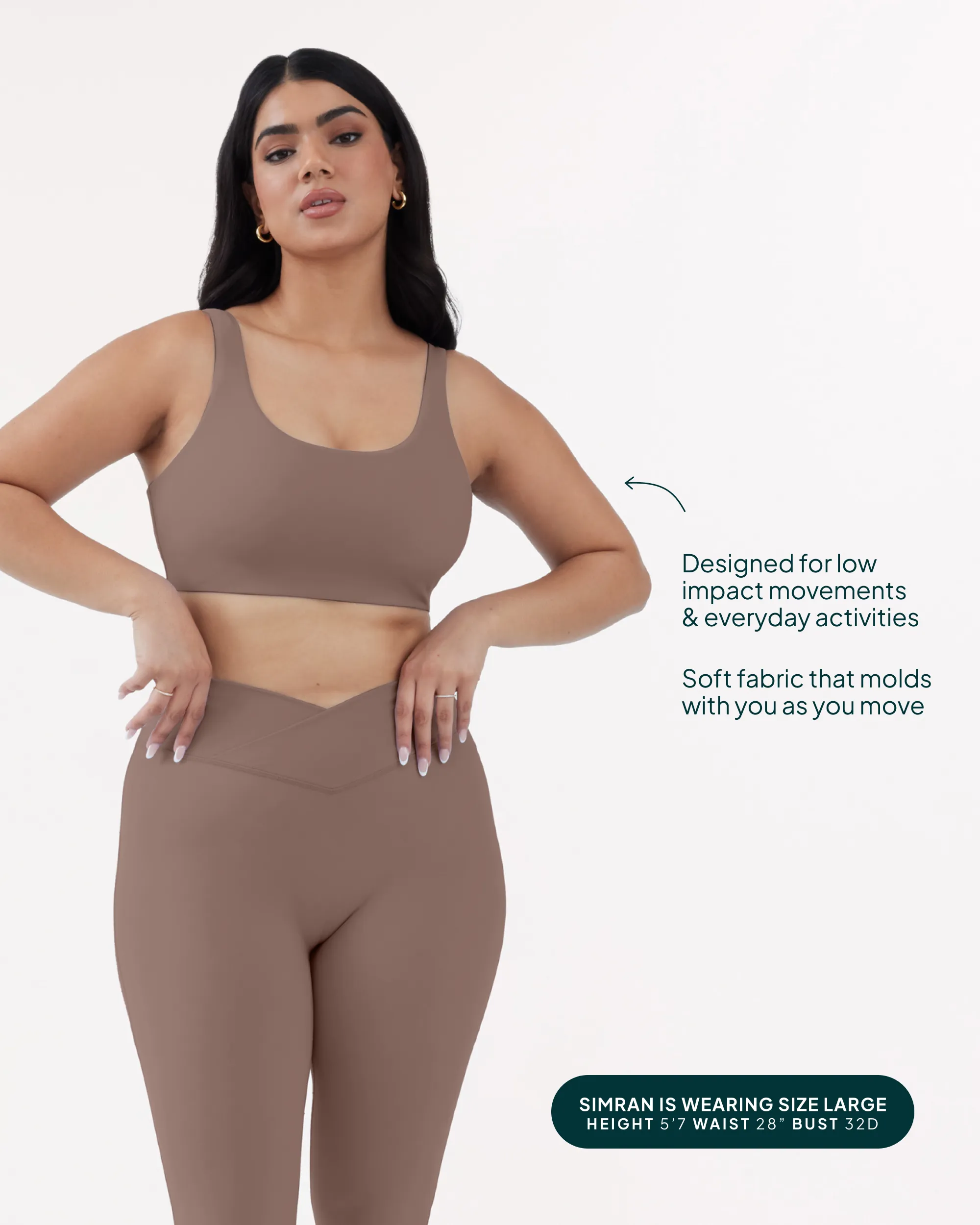 Athleisure Scoop High-Support Sports Bra