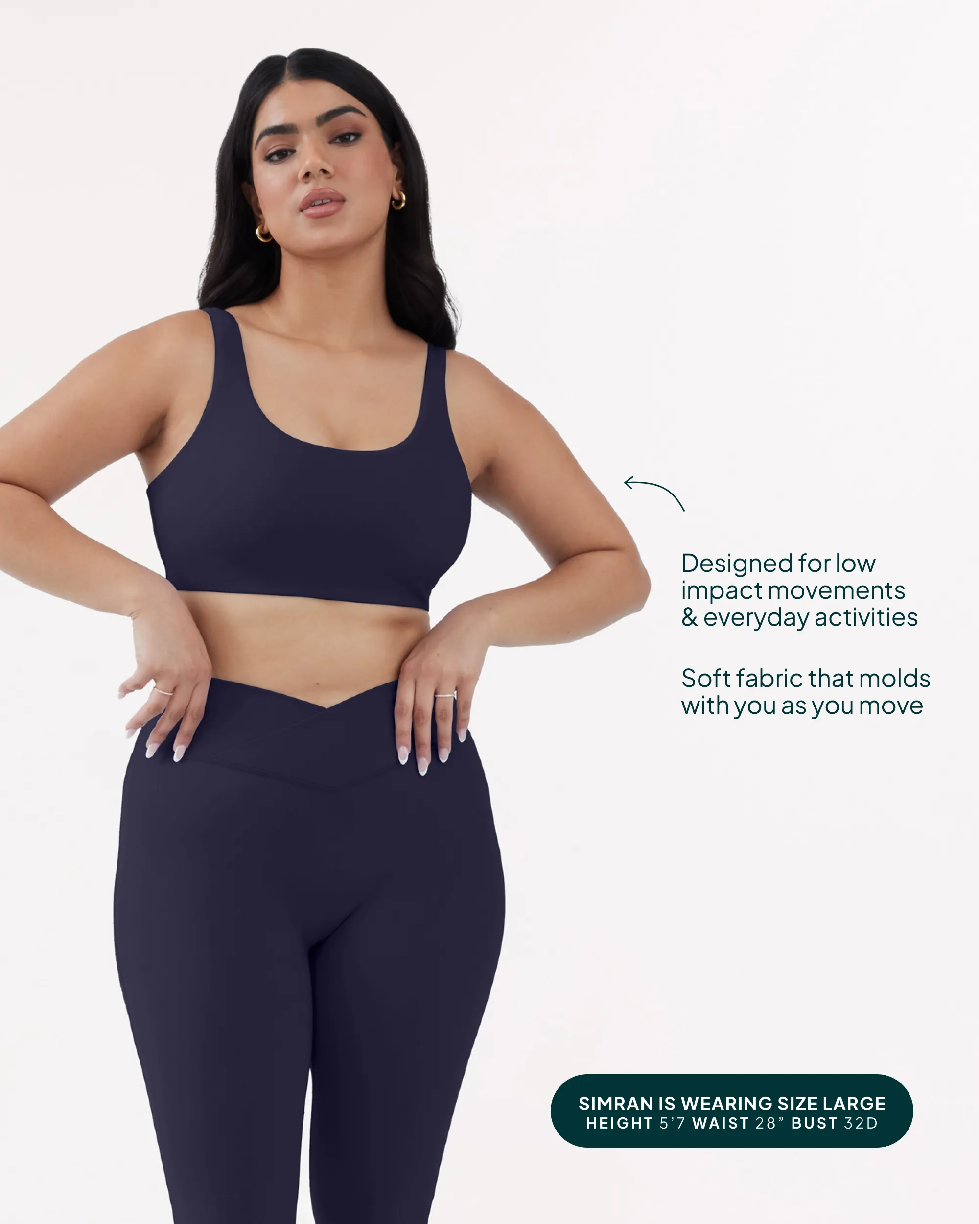 Athleisure Scoop High-Support Sports Bra