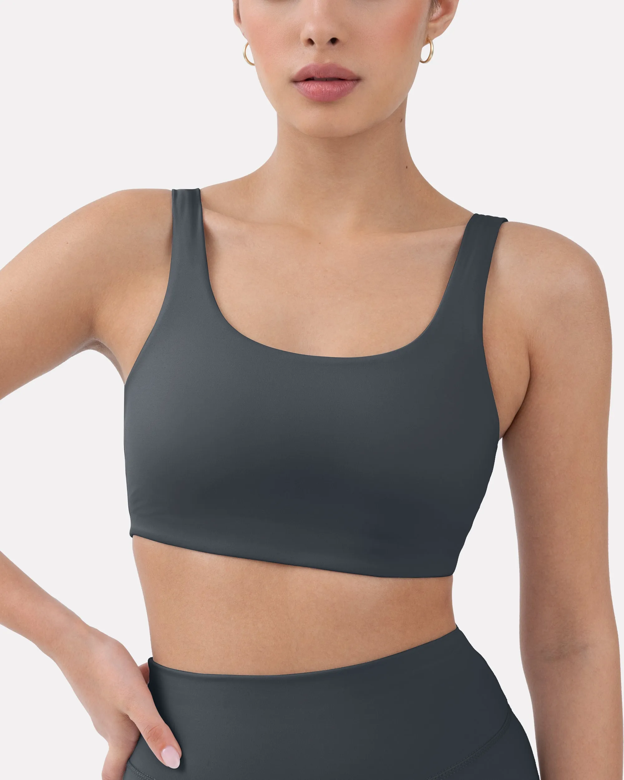 Athleisure Scoop High-Support Sports Bra
