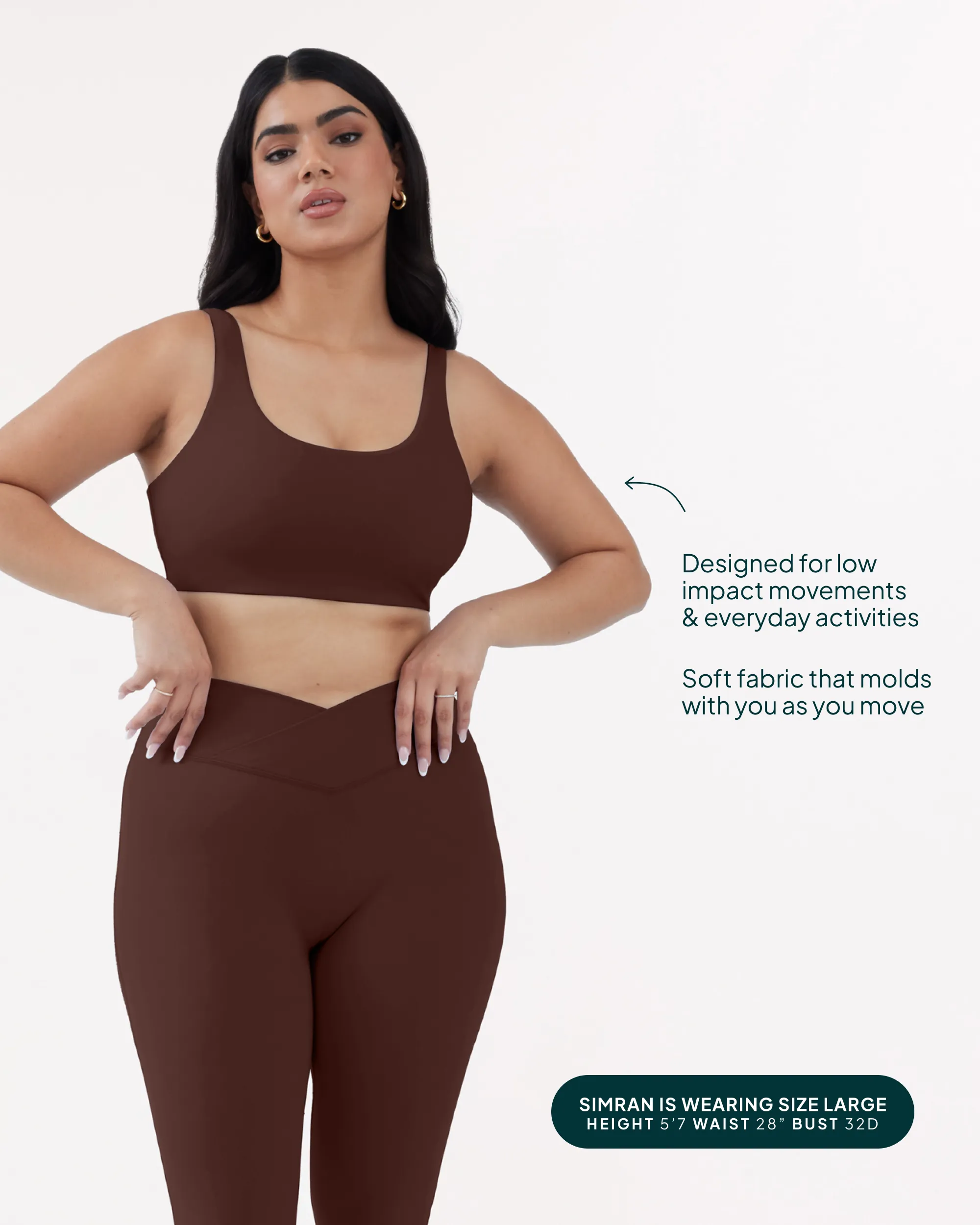 Athleisure Scoop High-Support Sports Bra