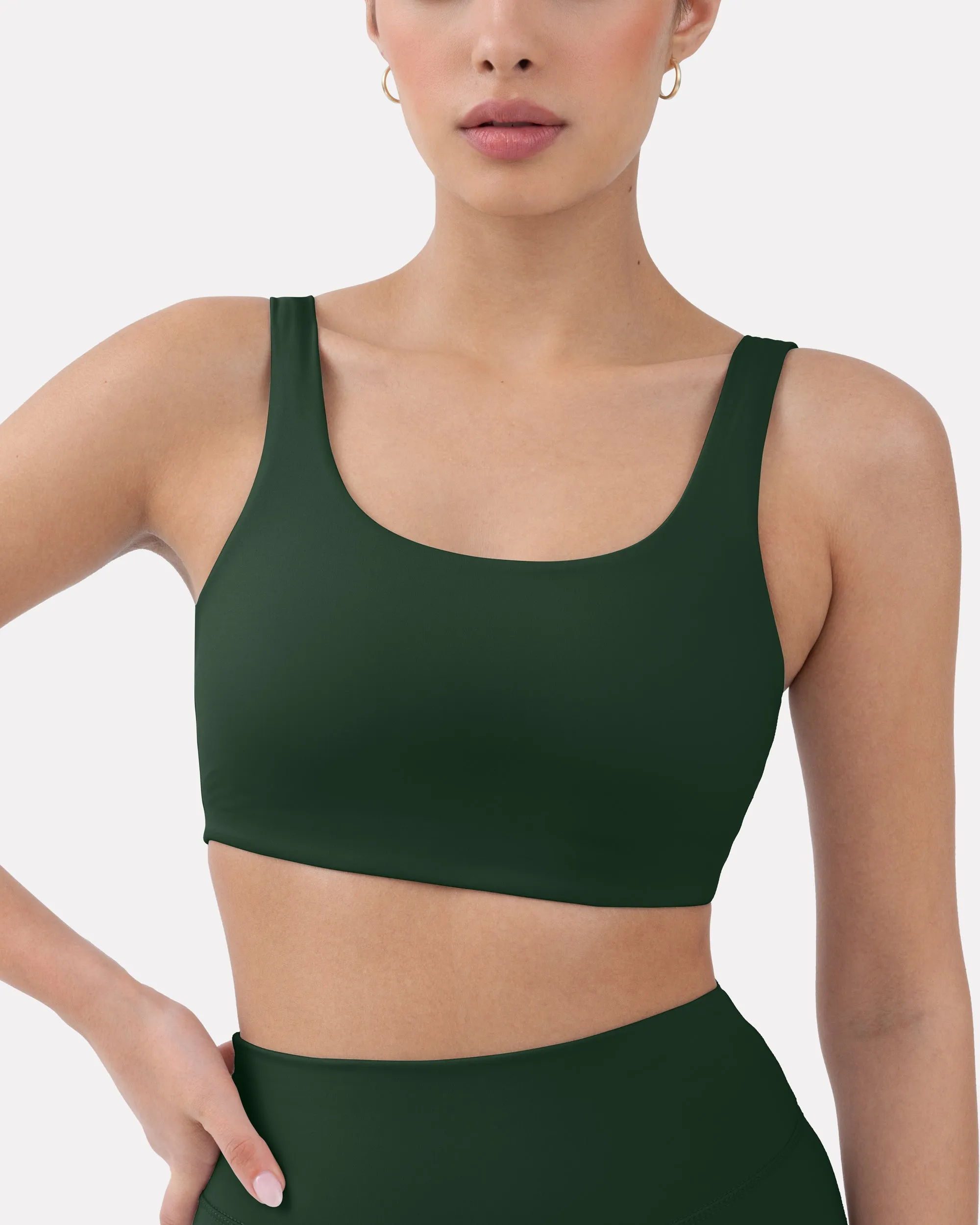 Athleisure Scoop High-Support Sports Bra