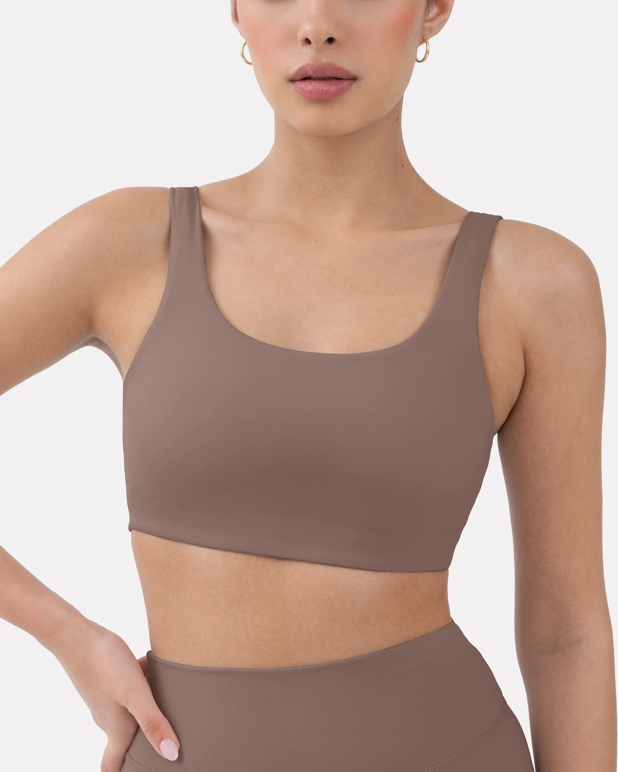 Athleisure Scoop High-Support Sports Bra