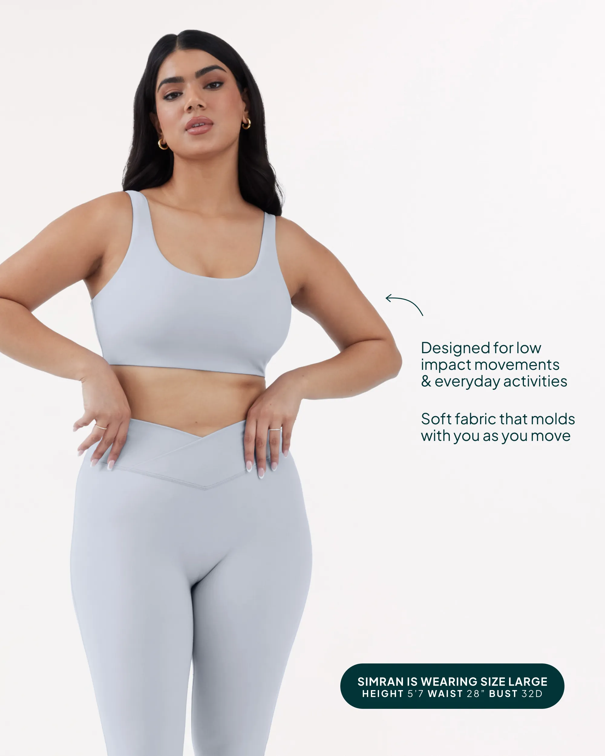 Athleisure Scoop High-Support Sports Bra