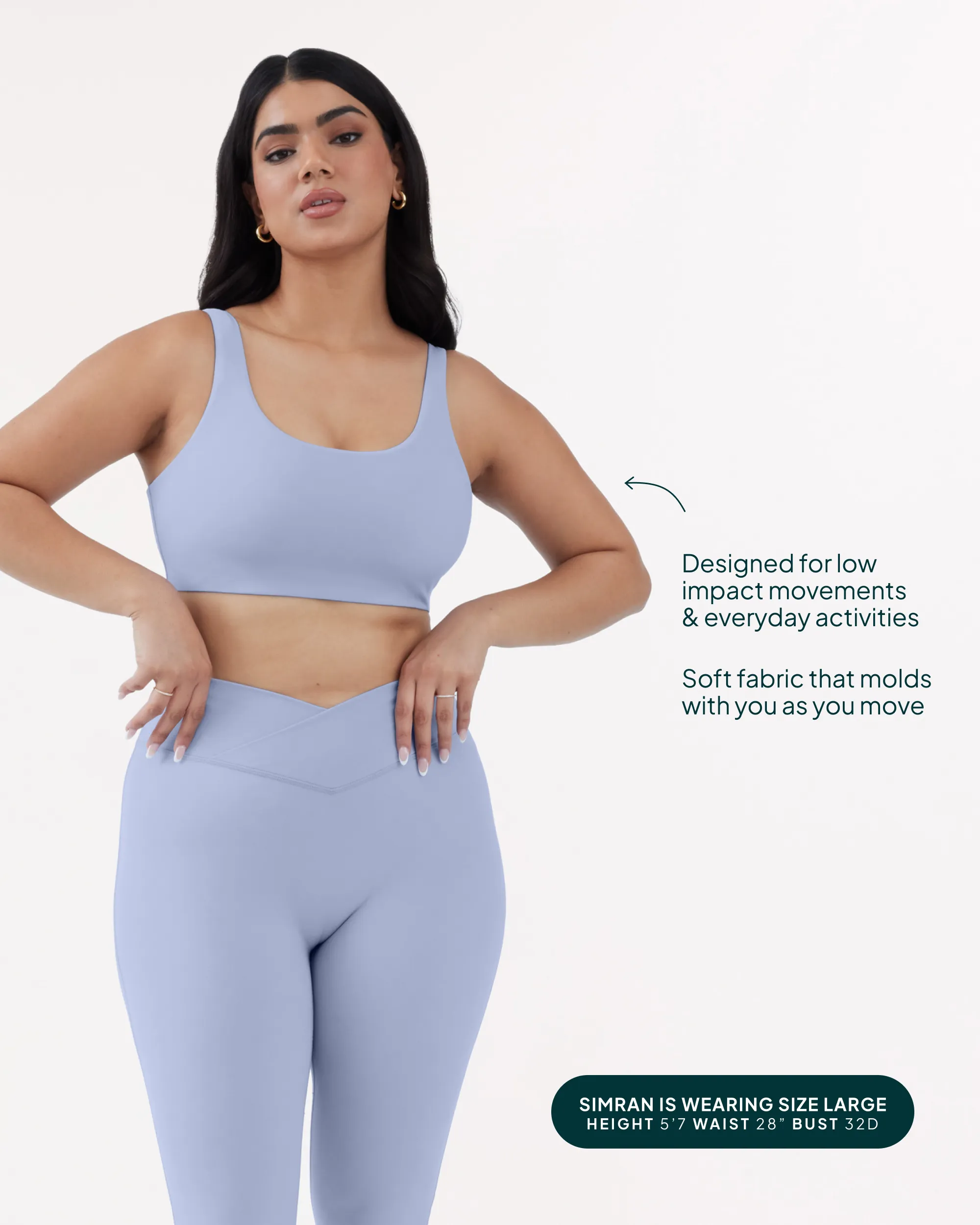 Athleisure Scoop High-Support Sports Bra