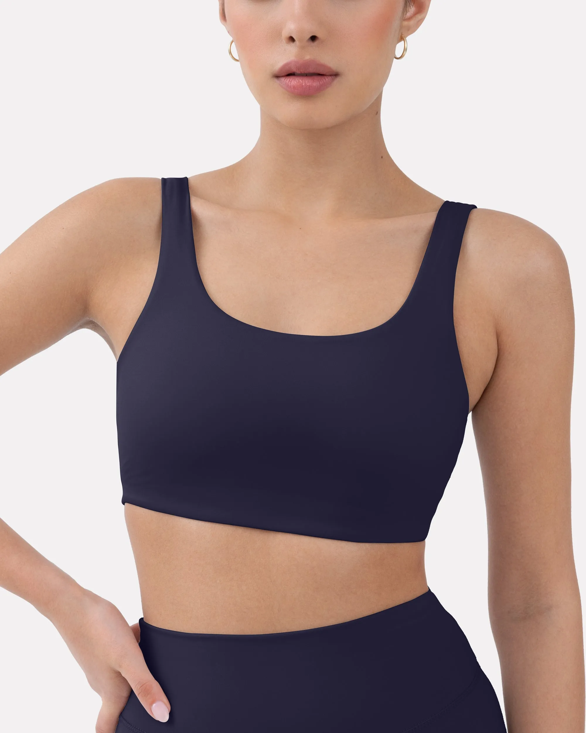 Athleisure Scoop High-Support Sports Bra