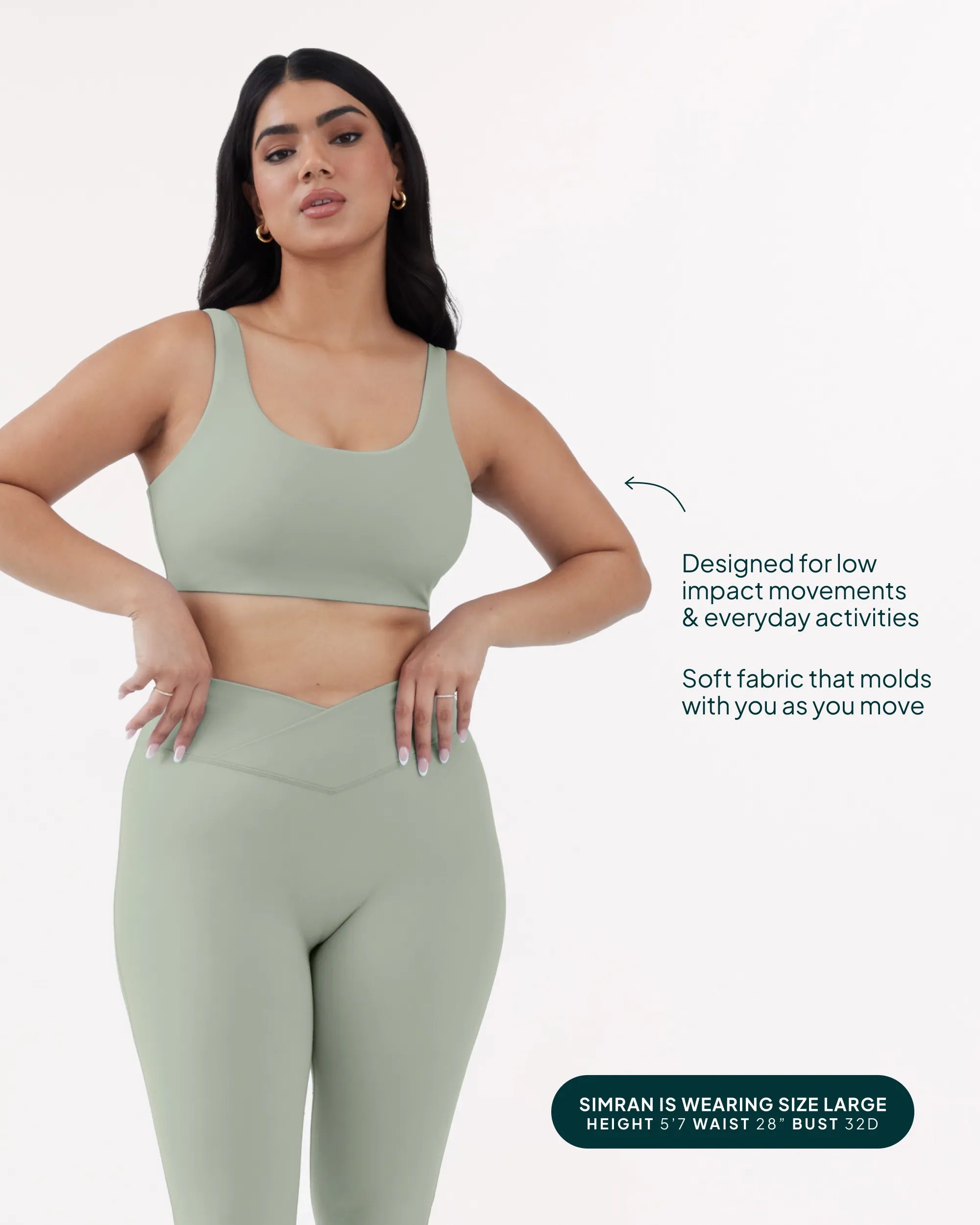 Athleisure Scoop High-Support Sports Bra