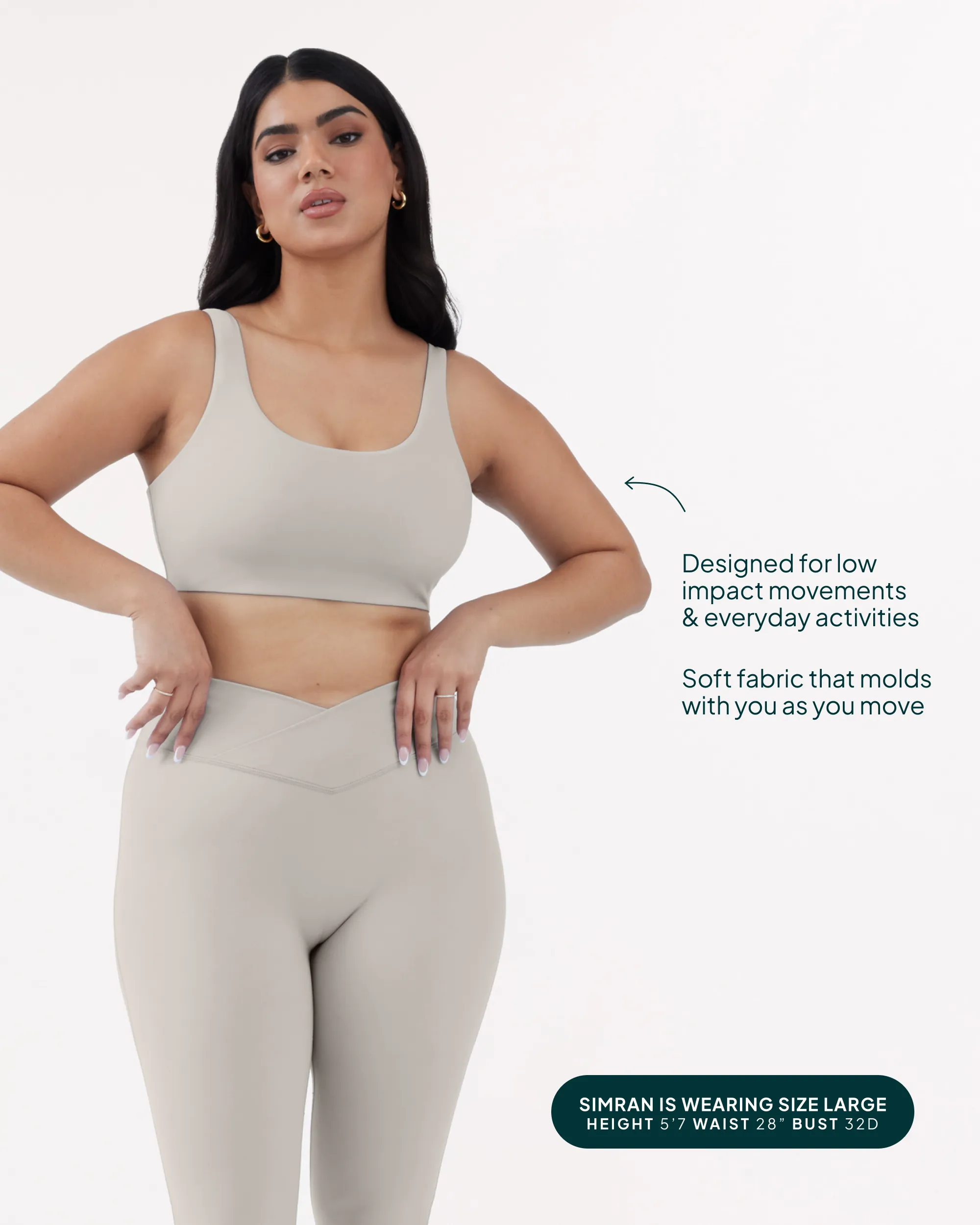 Athleisure Scoop High-Support Sports Bra