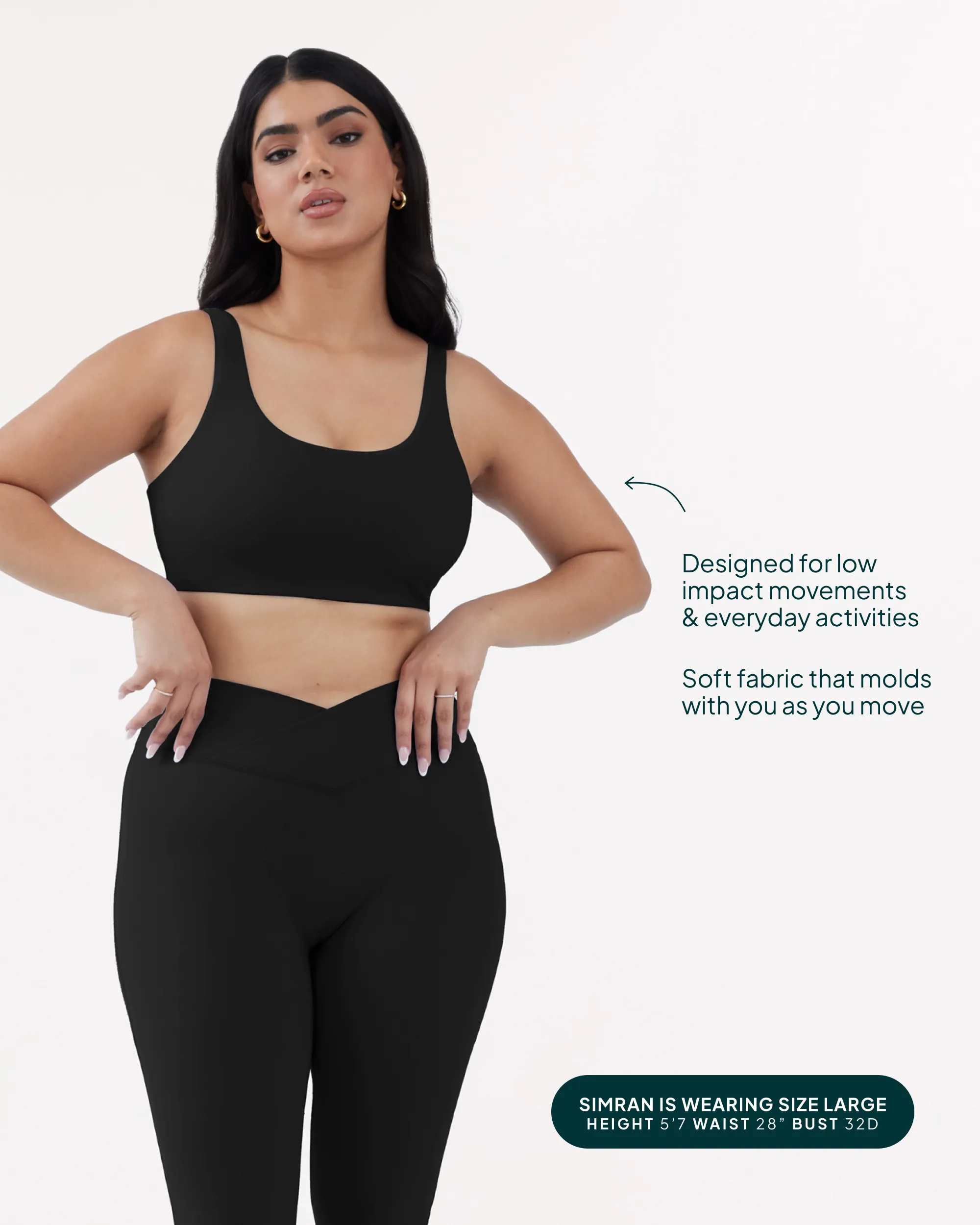 Athleisure Scoop High-Support Sports Bra