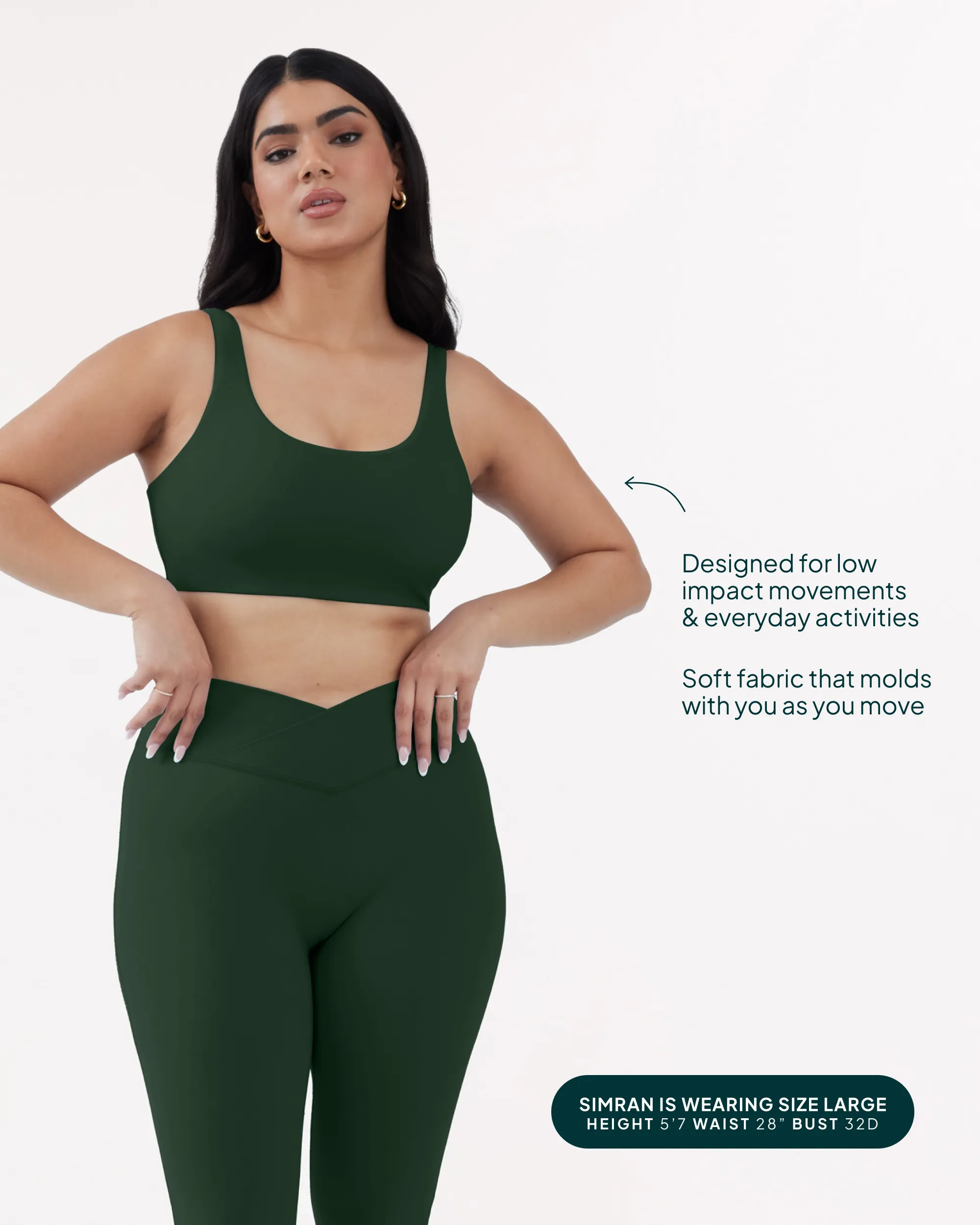 Athleisure Scoop High-Support Sports Bra