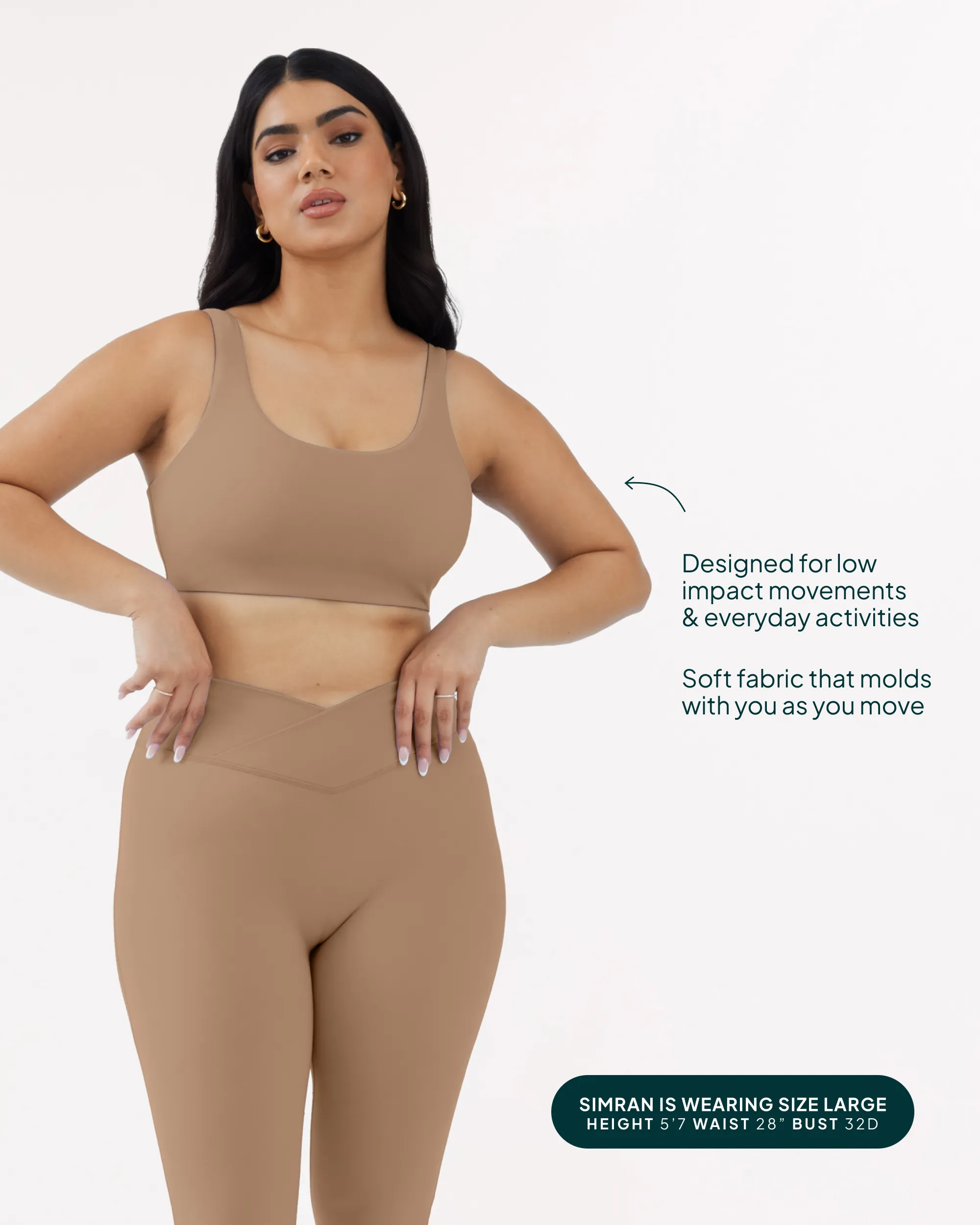 Athleisure Scoop High-Support Sports Bra