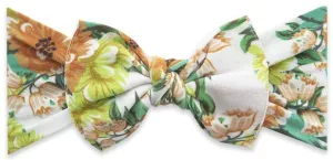 Baby Bling Granny Floral Printed Knot Headband