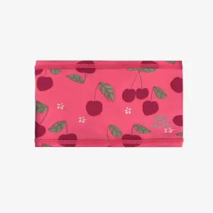 Bandeau rose à motifs, enfant  || Pink headband with all over print, child