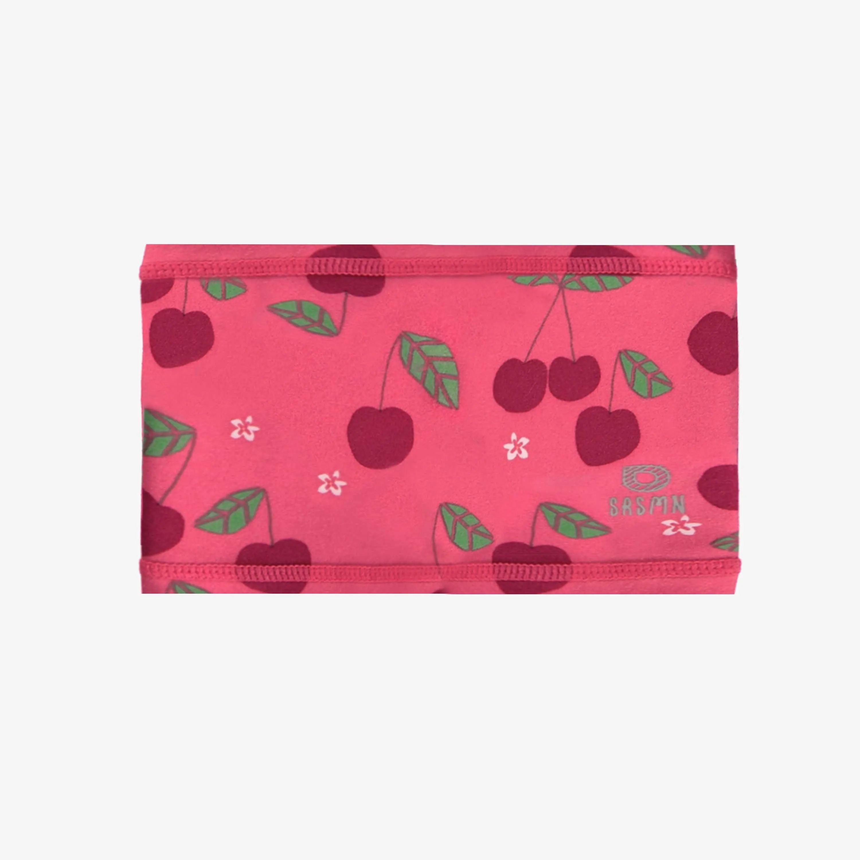 Bandeau rose à motifs, enfant  || Pink headband with all over print, child