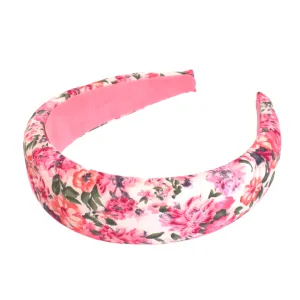 Bellefixe Padded Headband - Pink Floral