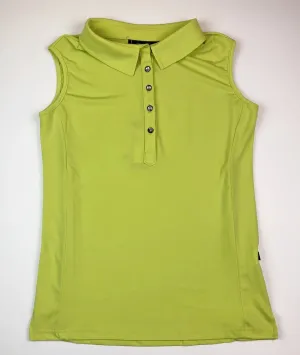 Birdee Sport Sleeveless Polo in Green