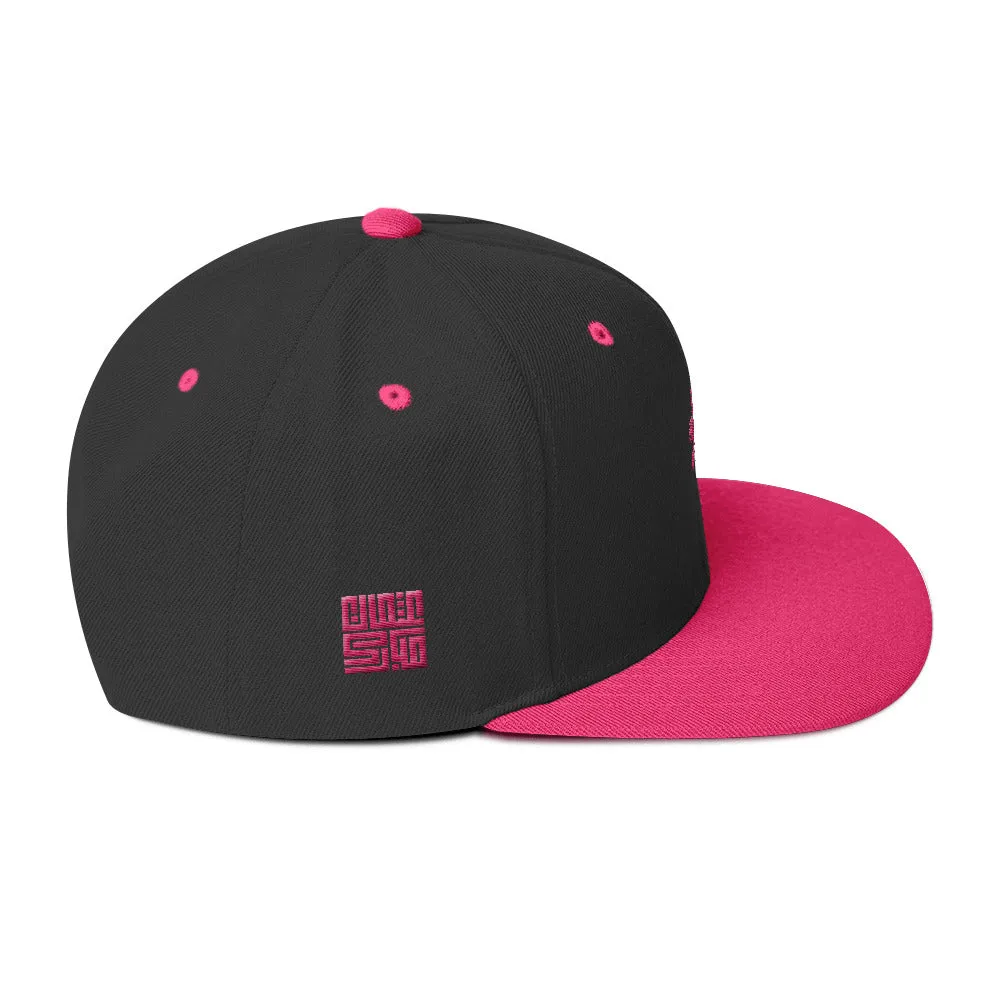 Black Flamingo Pink Snapback Lion Hat