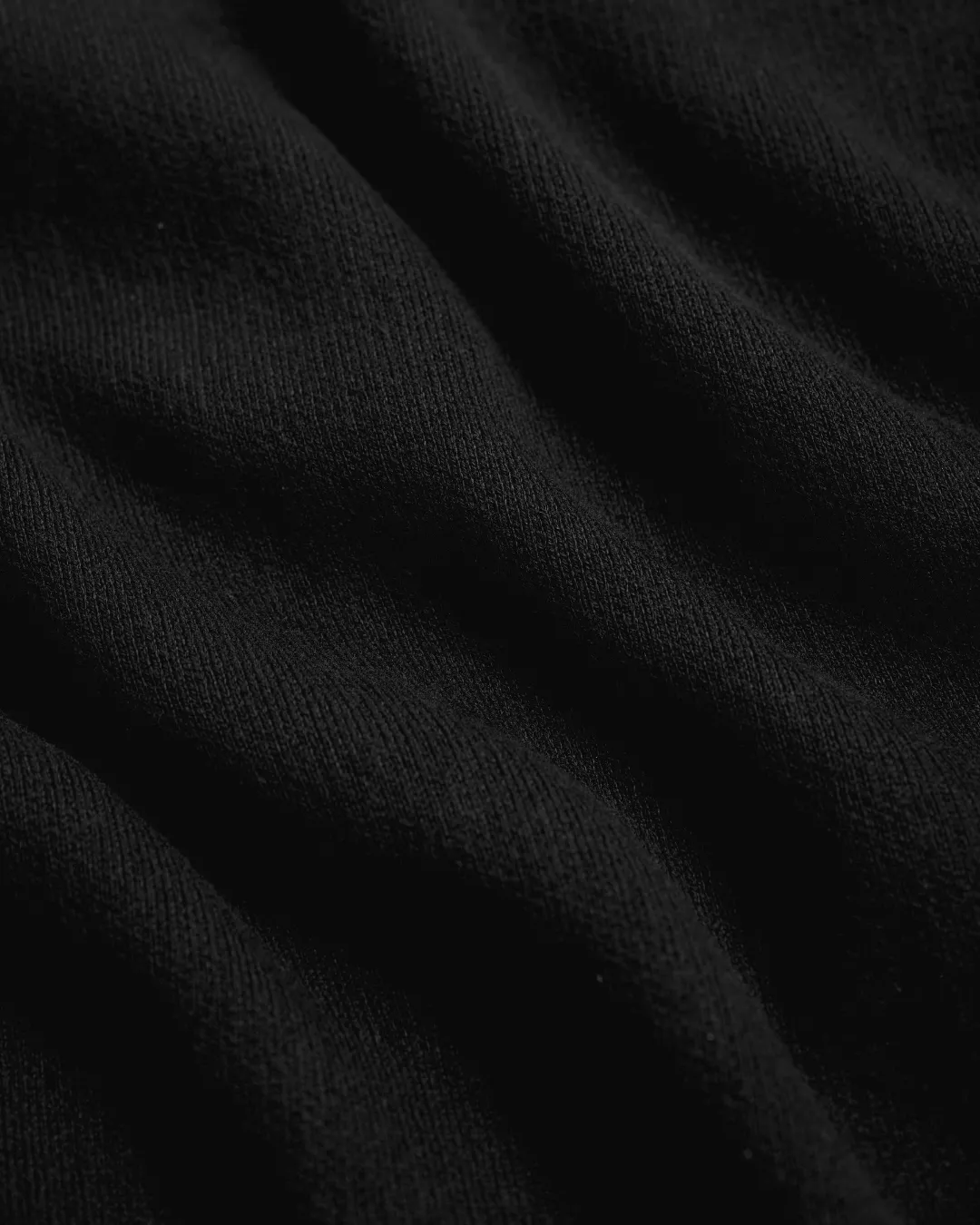 Blanket stitch Knit Zip Hoodie