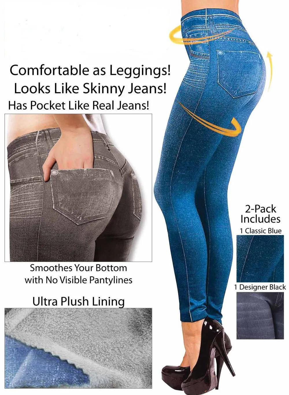 Blue Jean style Leggings