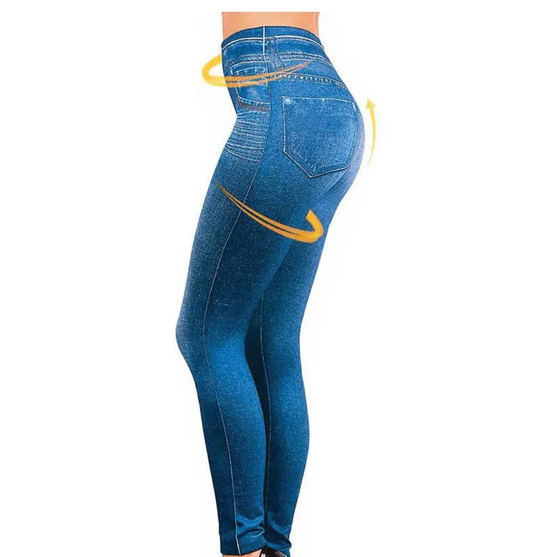 Blue Jean style Leggings