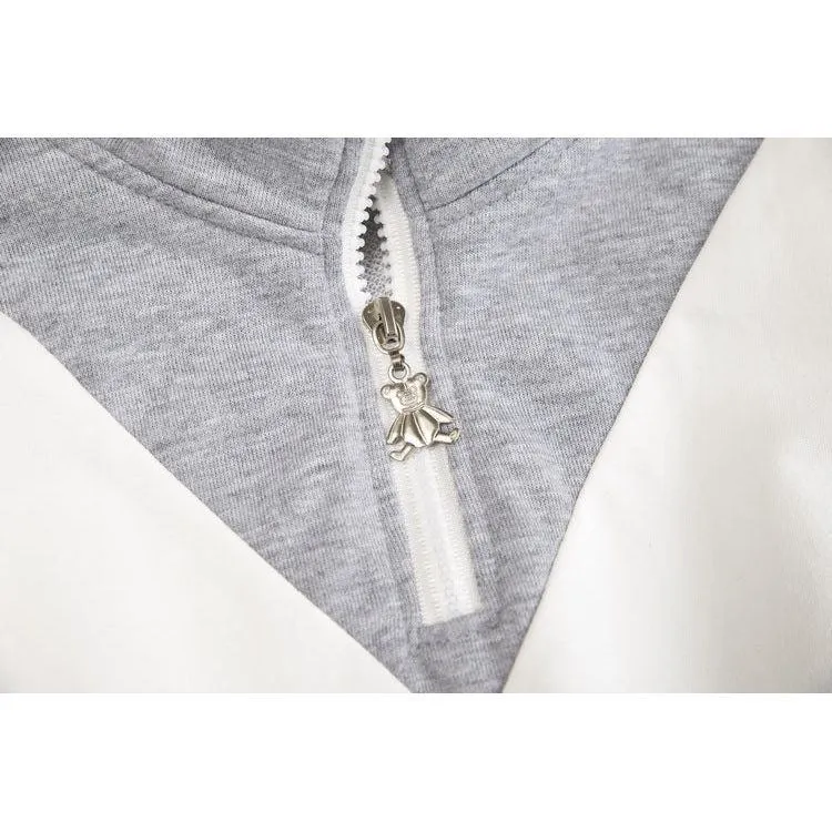 Boy sports wind suit