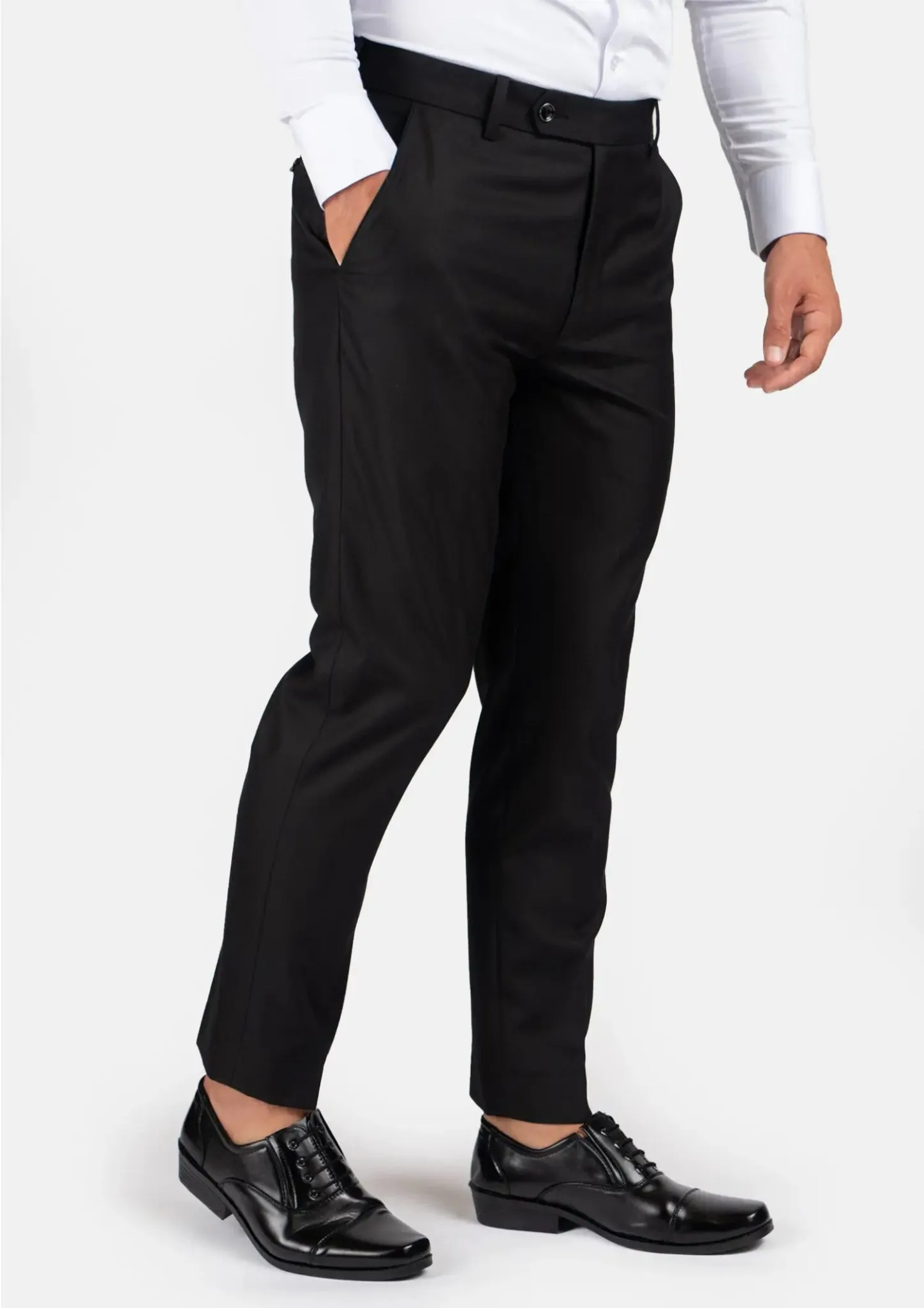Bryant Black Sharkskin Suit