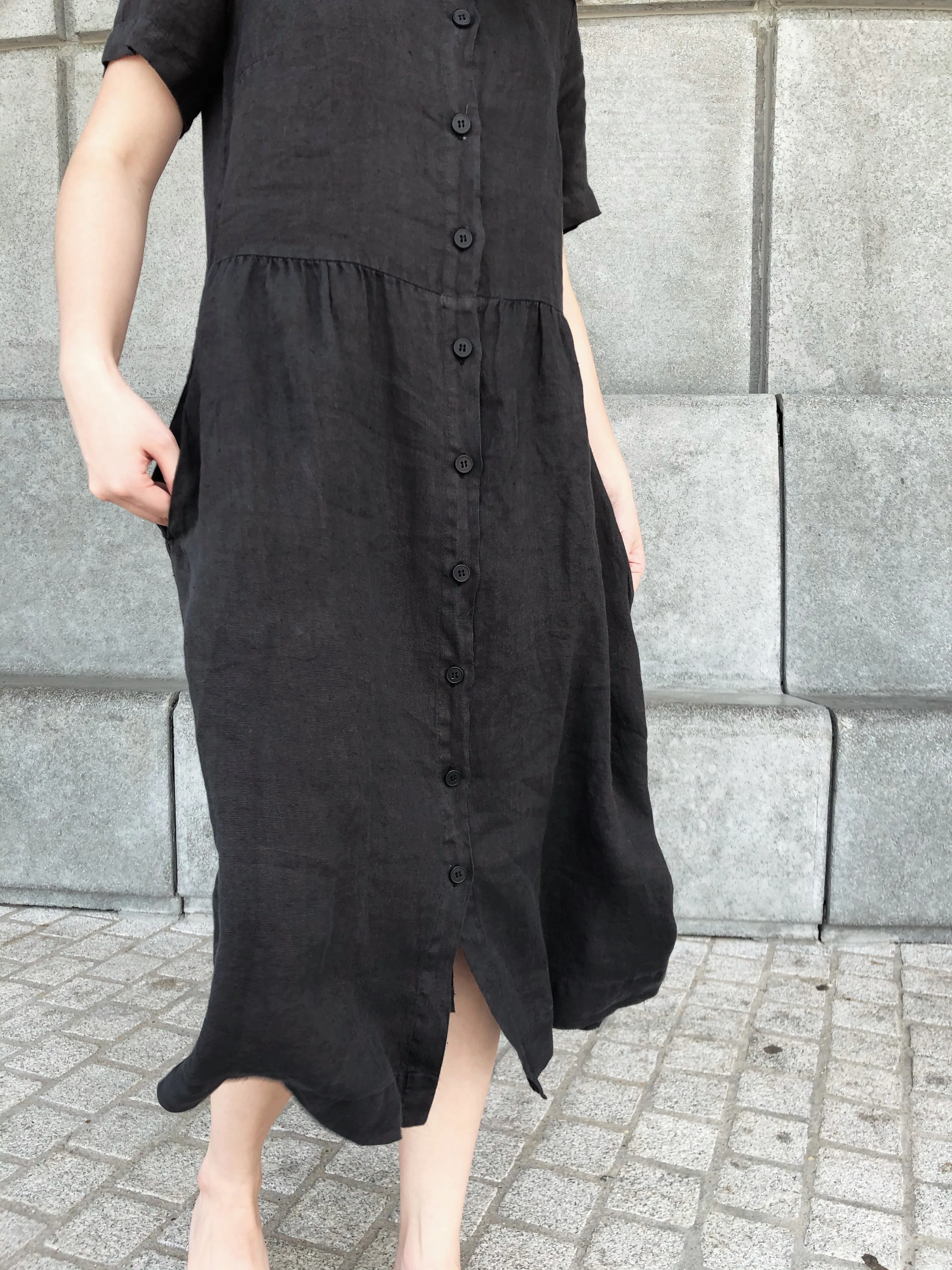 By-Bar Terry Linen Dress