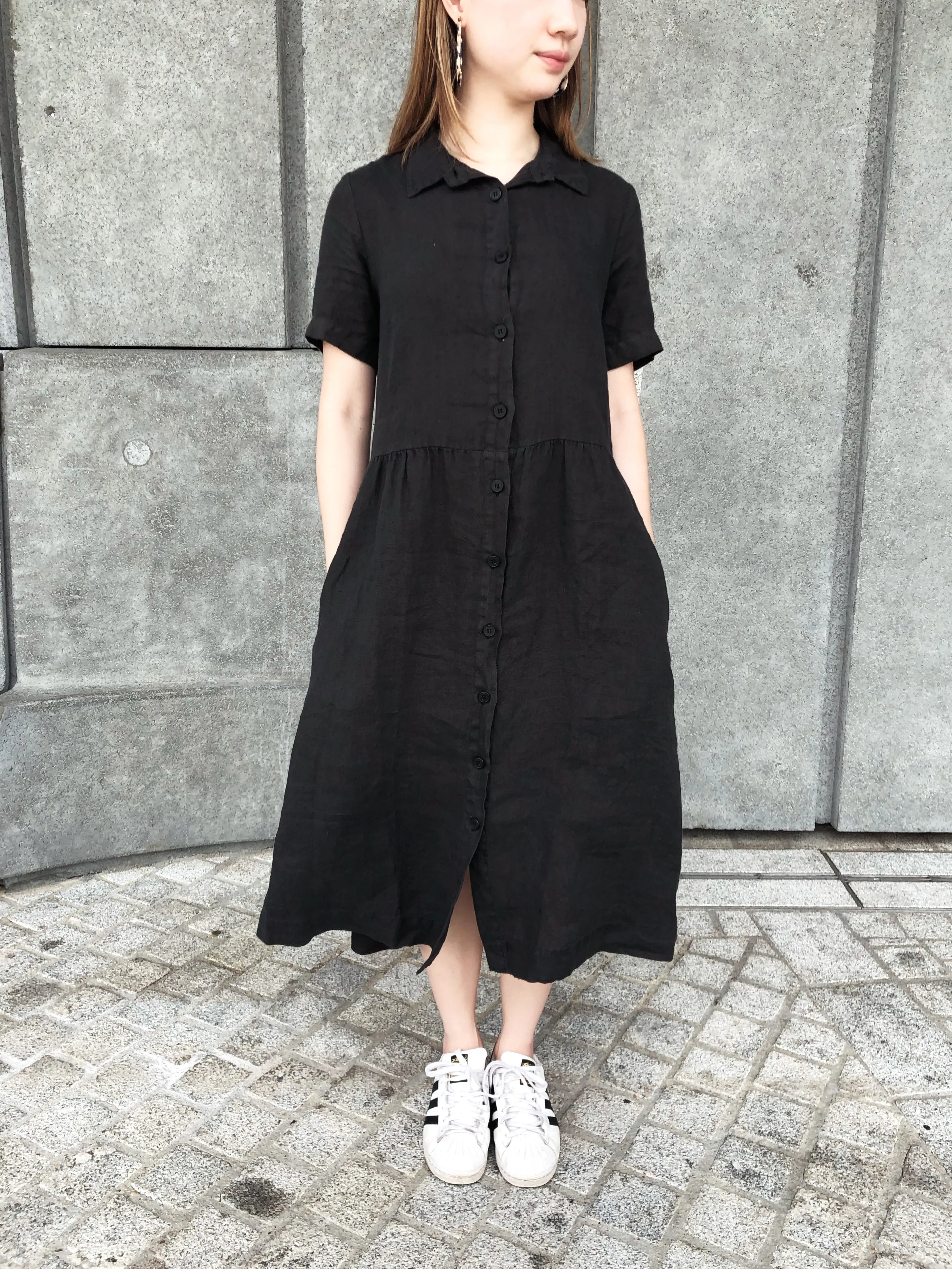 By-Bar Terry Linen Dress