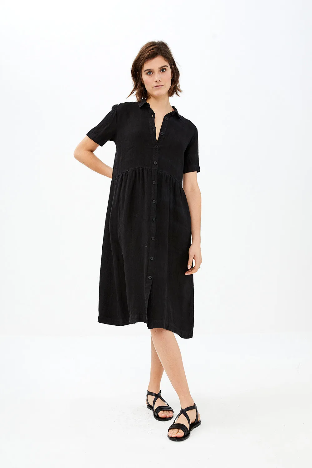 By-Bar Terry Linen Dress